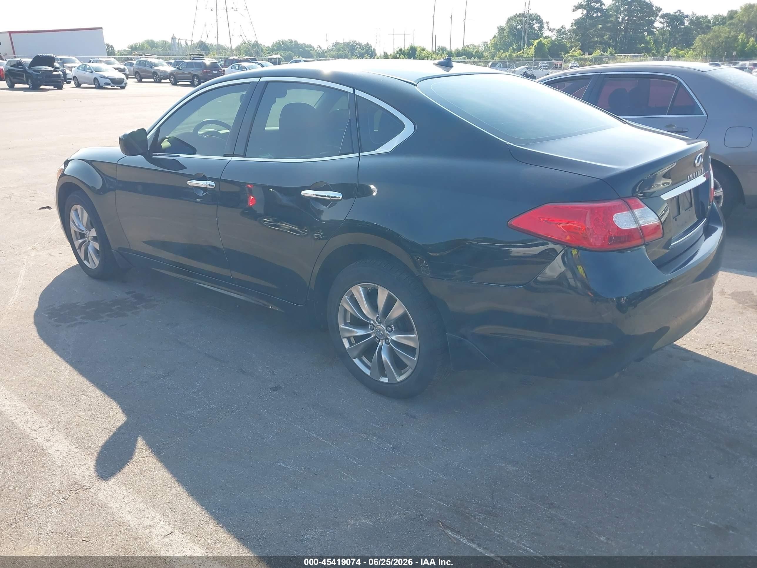 2012 Infiniti M37x   Black vin: JN1BY1AR9CM396109