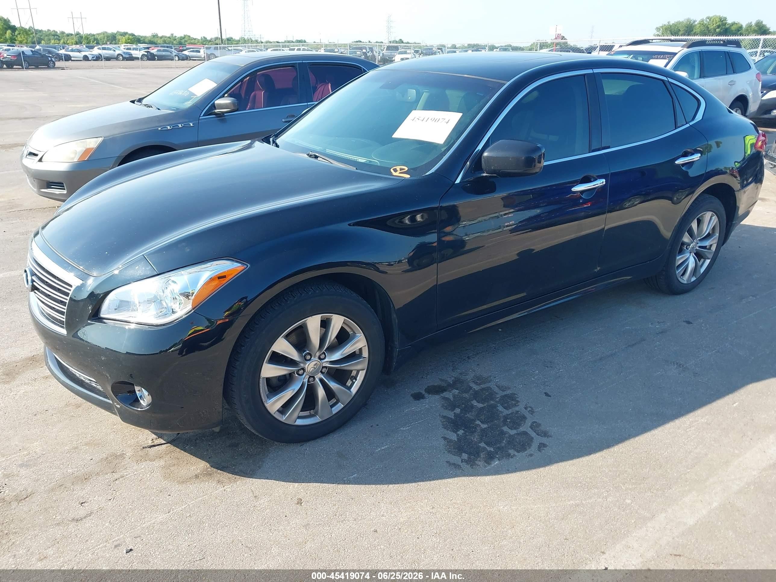 2012 Infiniti M37x   Black vin: JN1BY1AR9CM396109