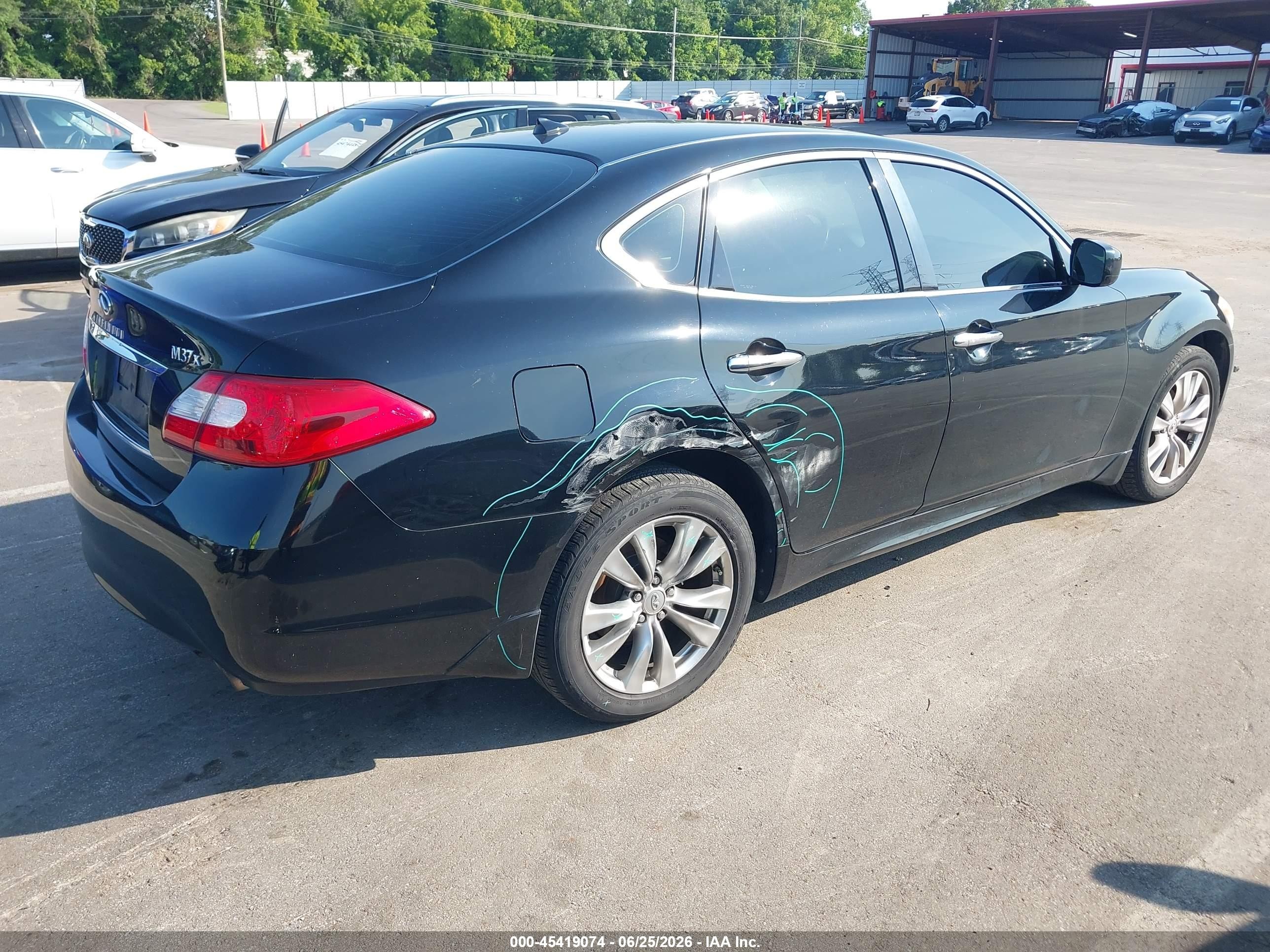 2012 Infiniti M37x   Black vin: JN1BY1AR9CM396109