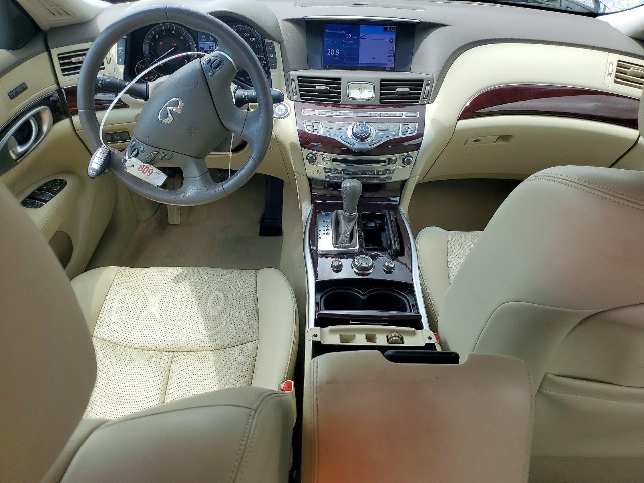 2013 Infiniti M37 X Silver vin: JN1BY1AR9DM601574