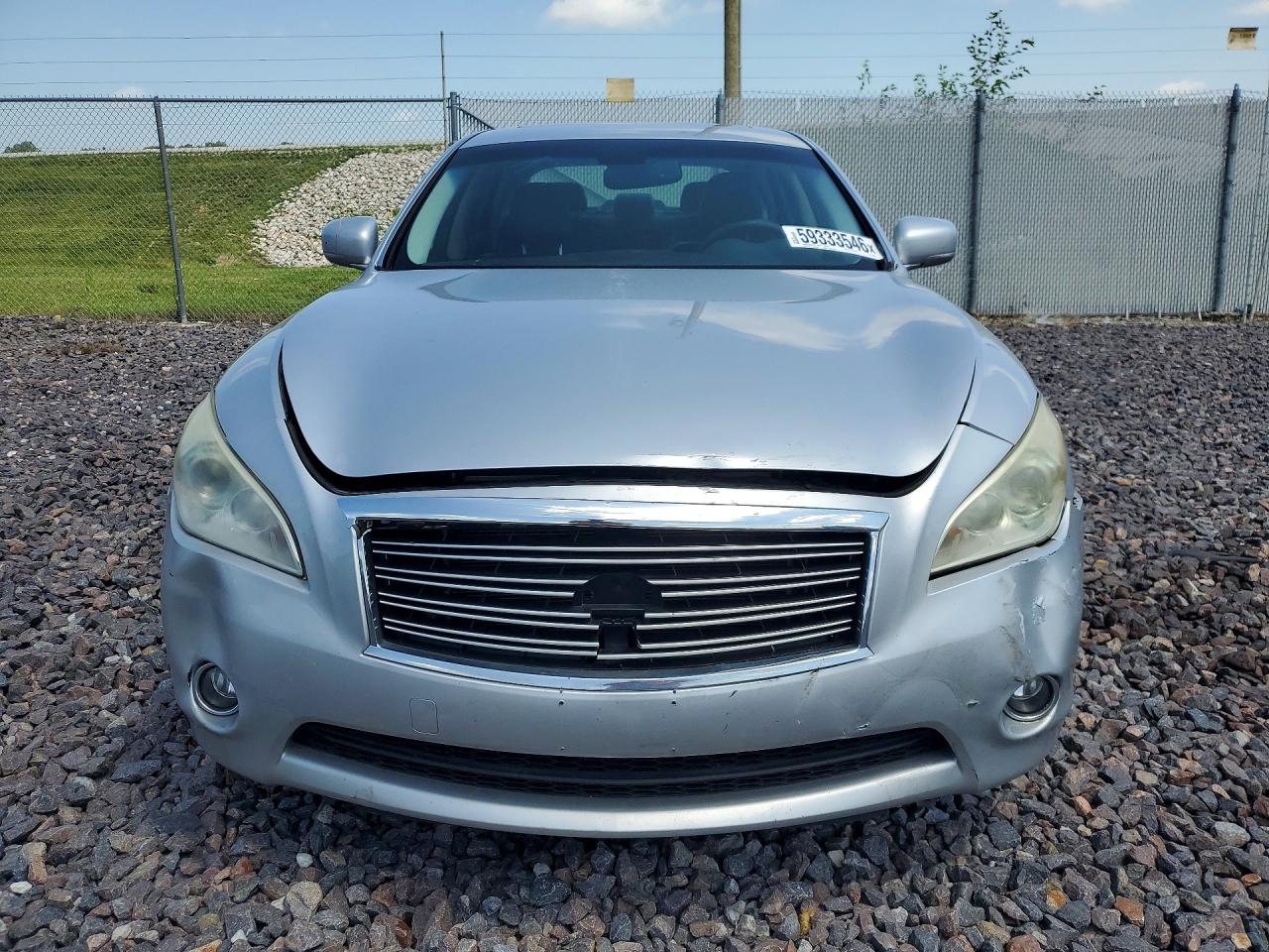 2013 Infiniti M37 X Silver vin: JN1BY1AR9DM603762