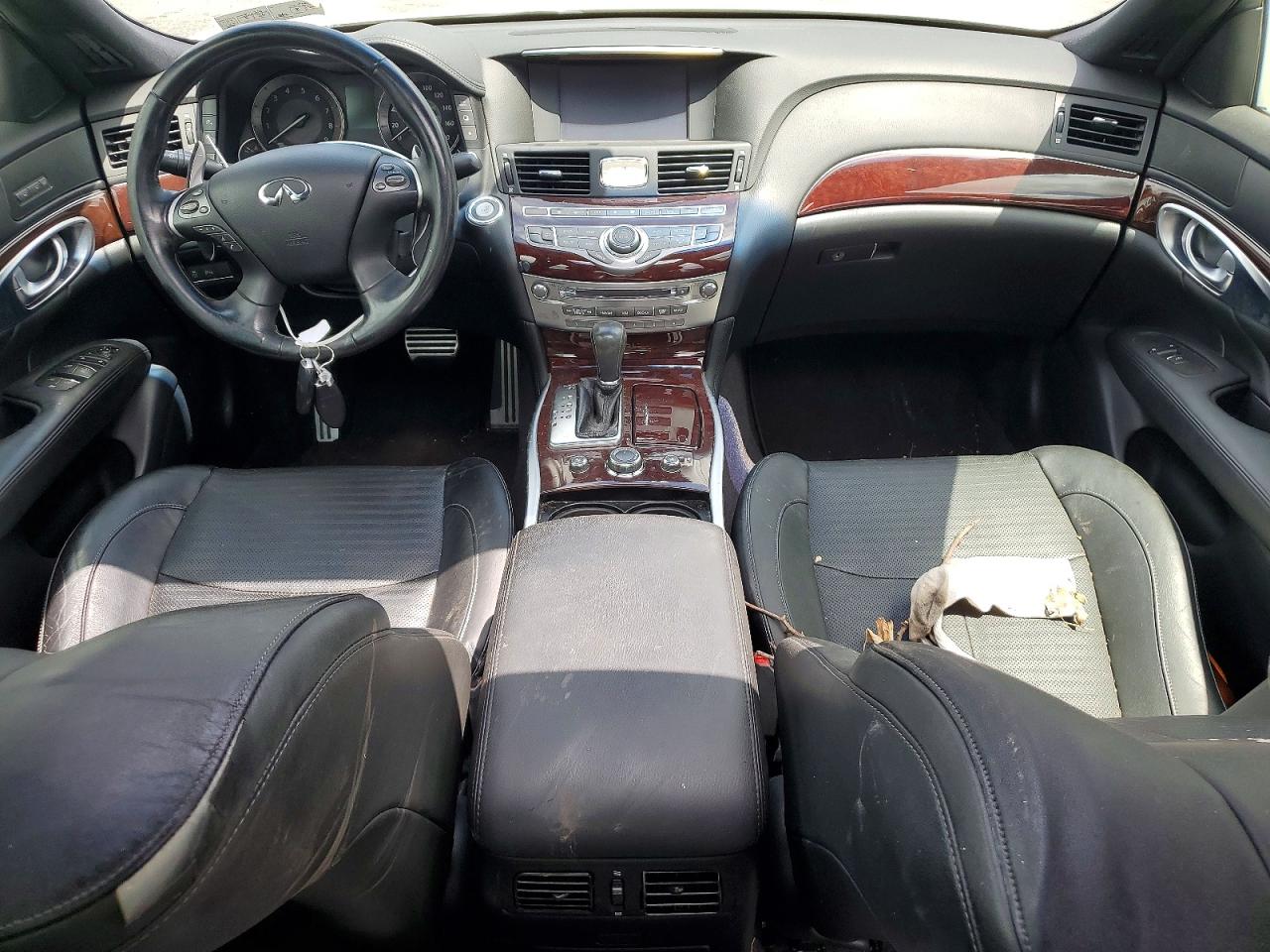 2013 Infiniti M37 X White vin: JN1BY1AR9DM604670