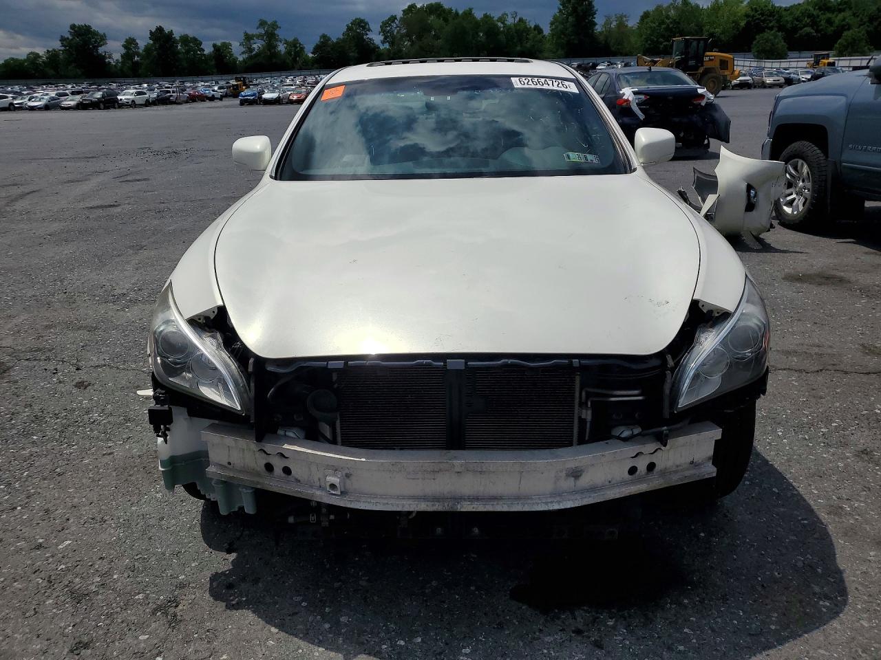 2013 Infiniti M37 X White vin: JN1BY1AR9DM604670