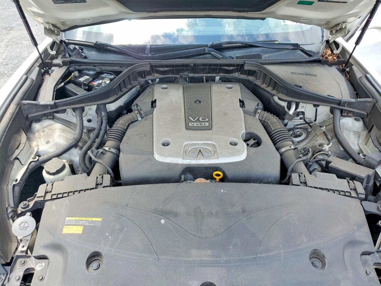 2013 Infiniti M37 X White vin: JN1BY1AR9DM604670