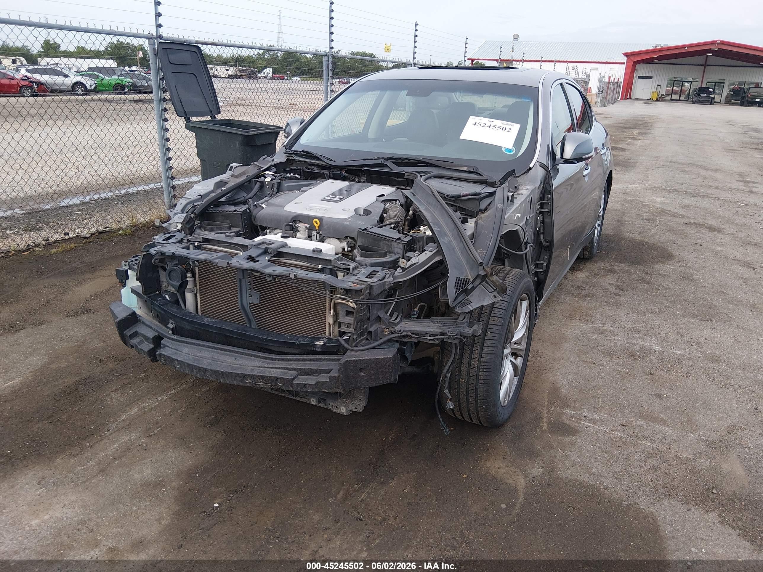 2015 Infiniti Q70 3.7x Gray vin: JN1BY1AR9FM560432