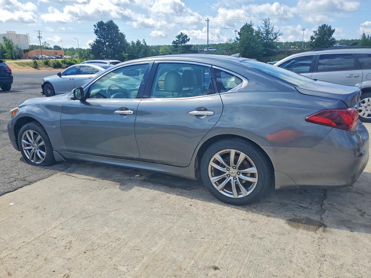 2015 Infiniti Q70 3.7 Gray vin: JN1BY1AR9FM560527