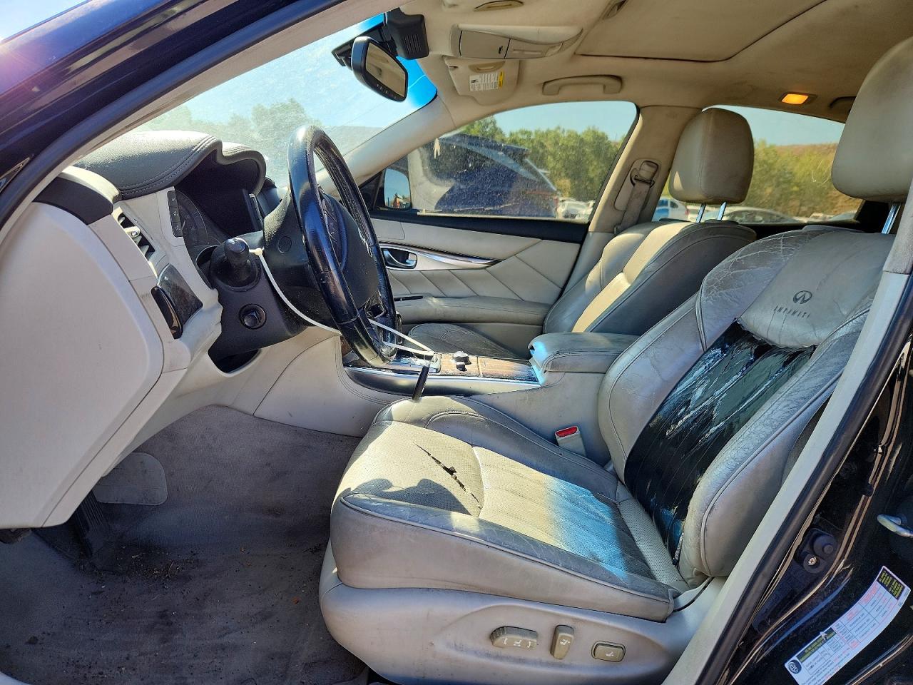 2011 Infiniti M37 X Black vin: JN1BY1ARXBM370830