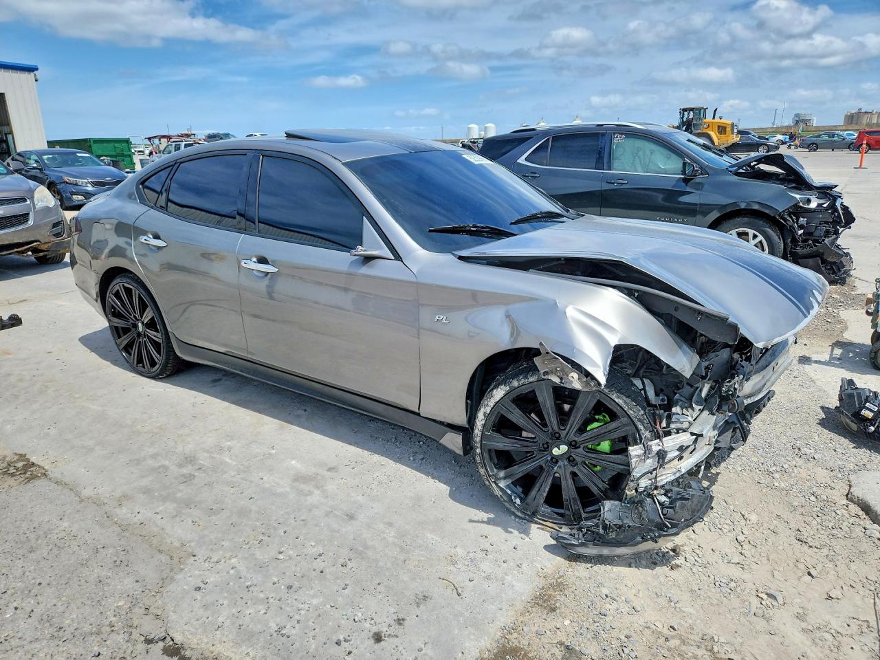 2012 Infiniti M37 X Gray vin: JN1BY1ARXCM394238