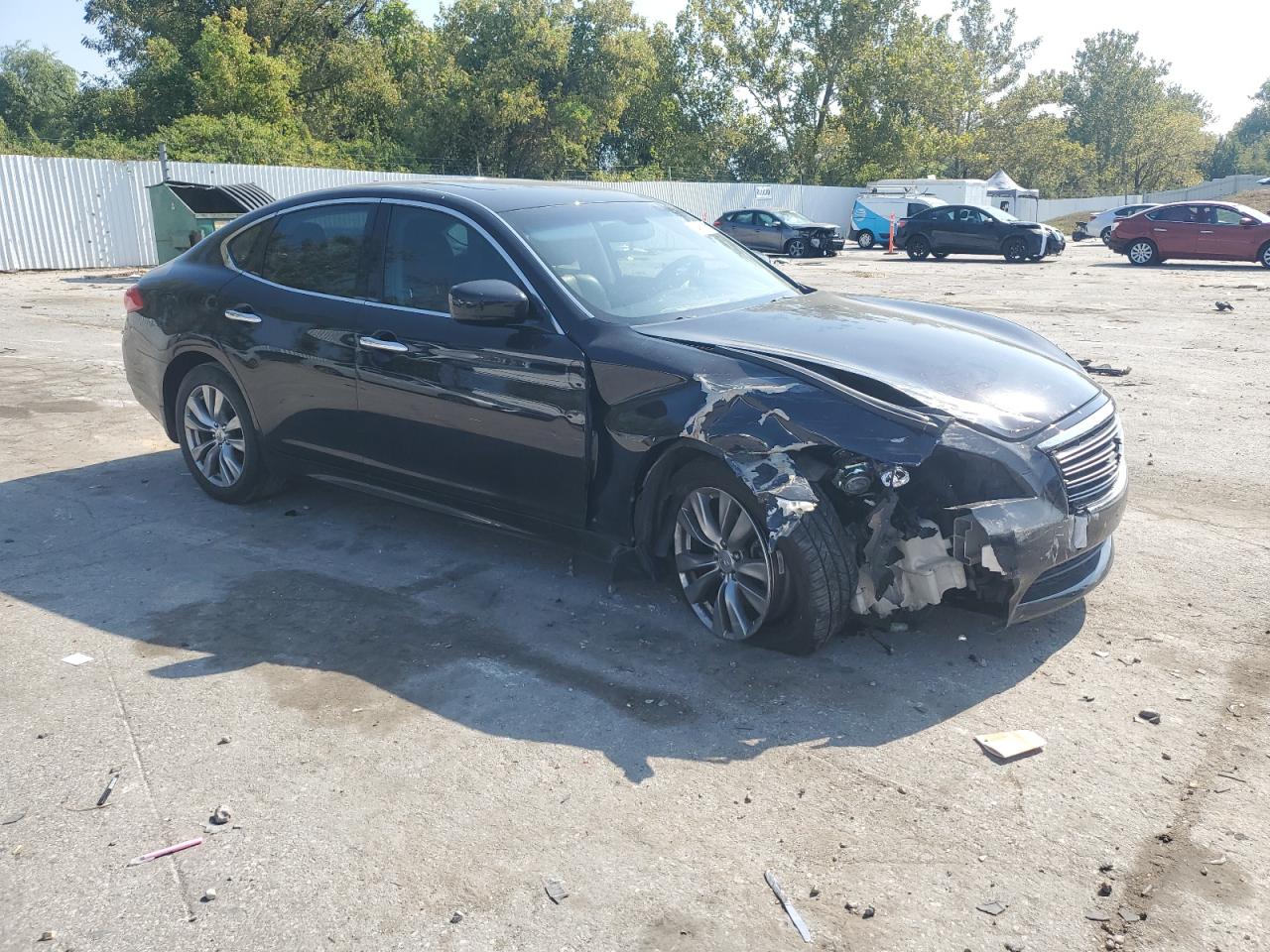 2012 Infiniti M37 X Black vin: JN1BY1ARXCM395339