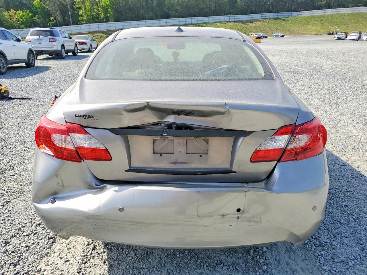 2013 Infiniti M37 X Silver vin: JN1BY1ARXDM600322