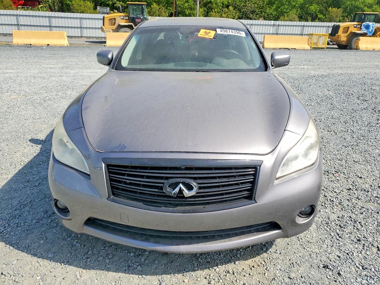 2013 Infiniti M37 X Silver vin: JN1BY1ARXDM600322