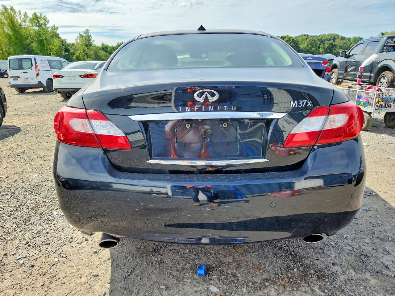 2013 Infiniti M37 X Black vin: JN1BY1ARXDM603205