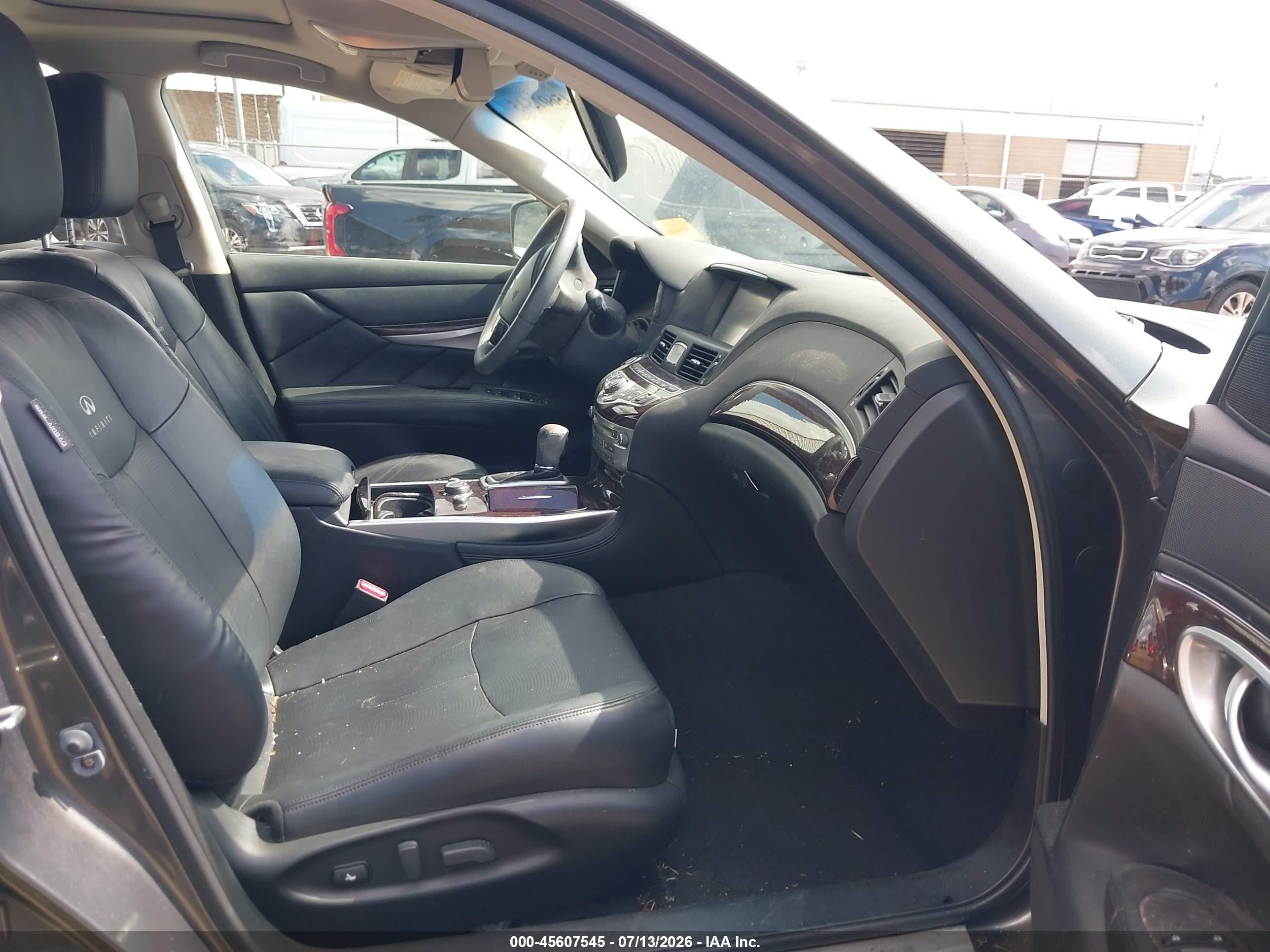 2013 Infiniti M37x   Gray vin: JN1BY1ARXDM603849
