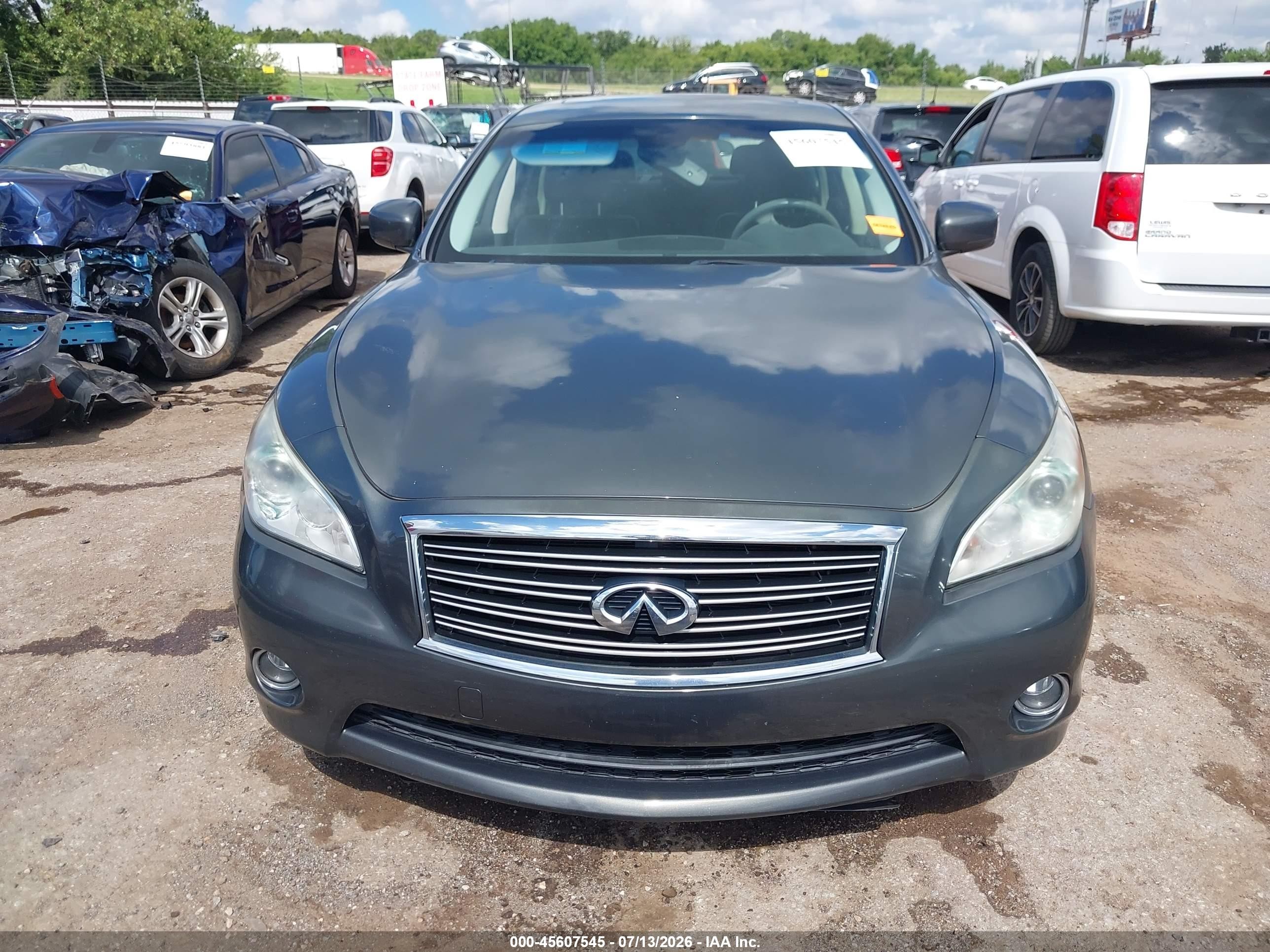 2013 Infiniti M37x   Gray vin: JN1BY1ARXDM603849