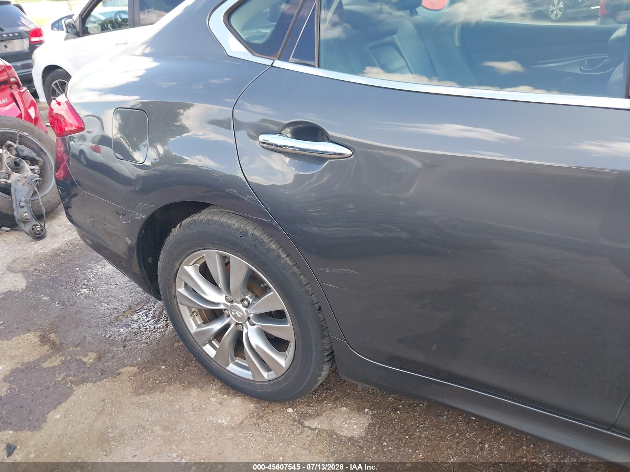 2013 Infiniti M37x   Gray vin: JN1BY1ARXDM603849