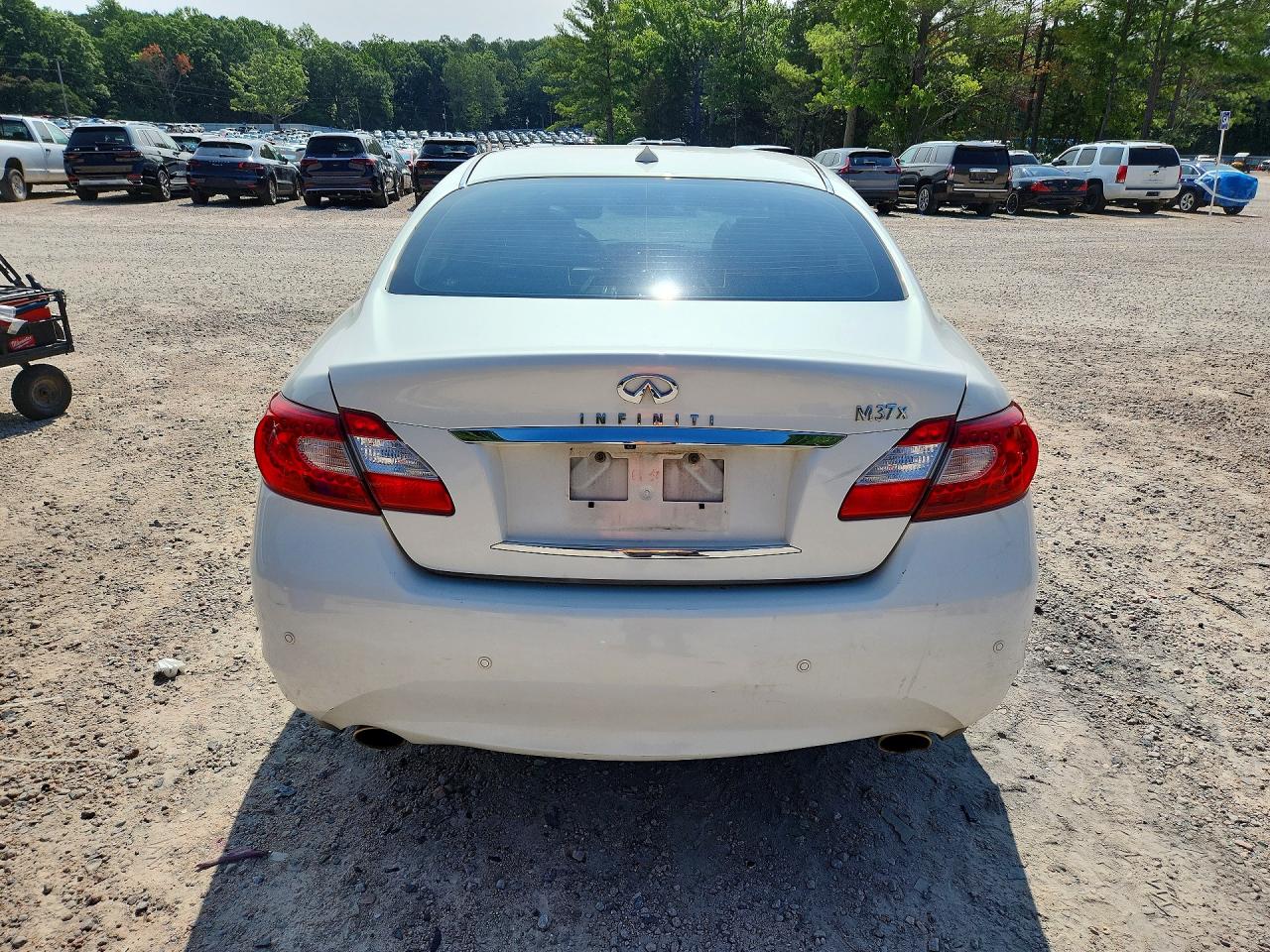 2013 Infiniti M37 X White vin: JN1BY1ARXDM605049