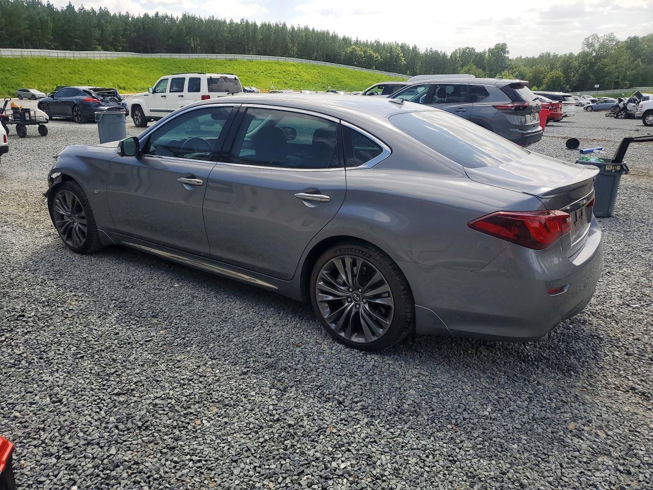 2018 Infiniti Q70l 3.7 Luxe Gray vin: JN1BY1PP0JM330342
