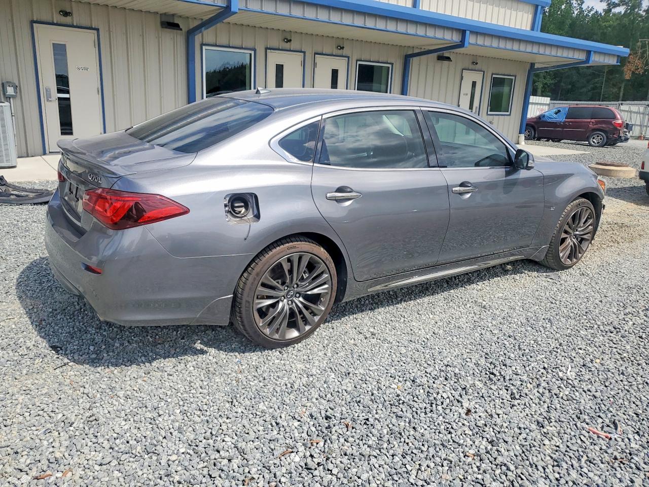 2018 Infiniti Q70l 3.7 Luxe Gray vin: JN1BY1PP0JM330342