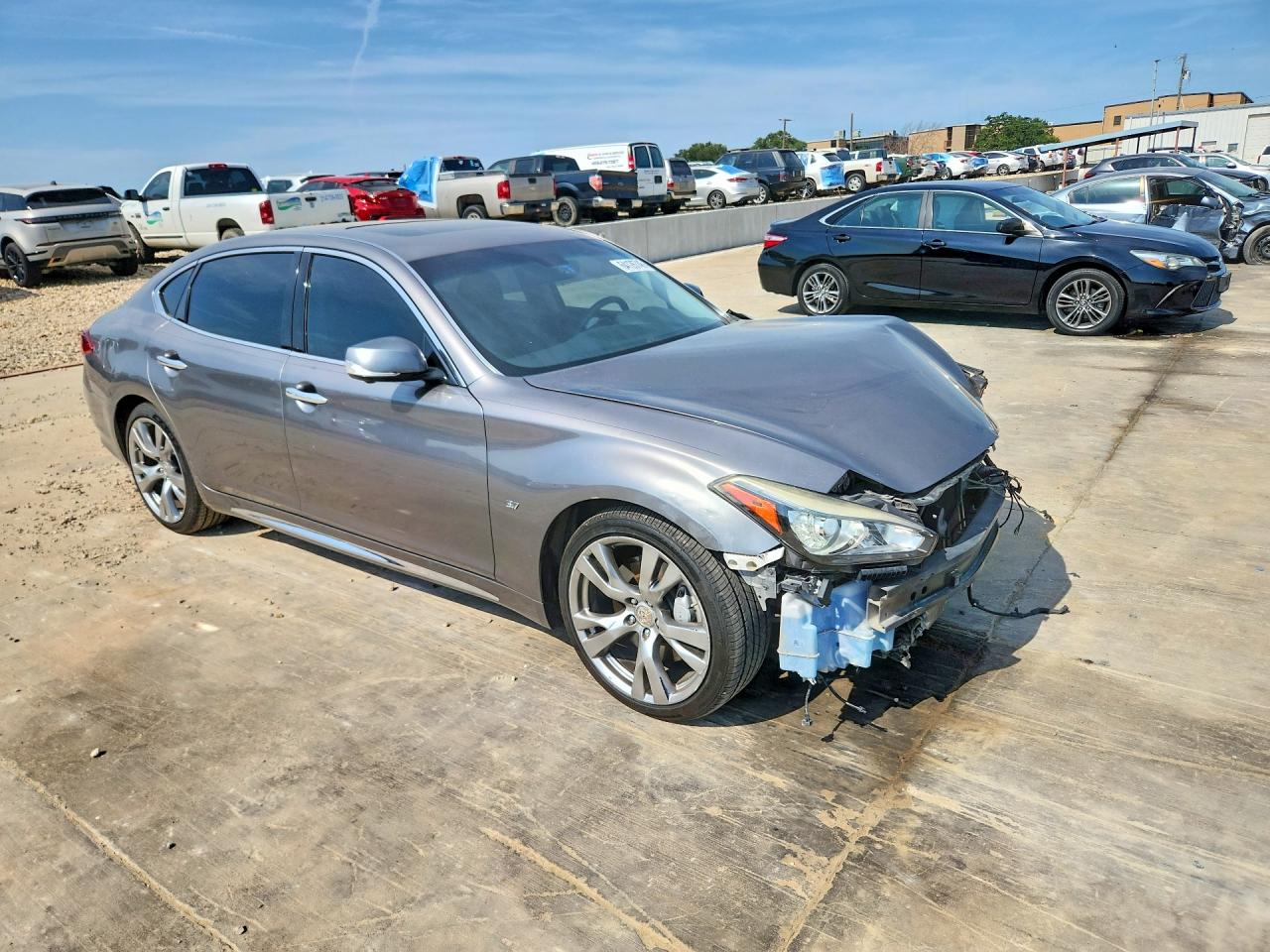 2015 Infiniti Q70l 3.7 Gray vin: JN1BY1PP1FM600413