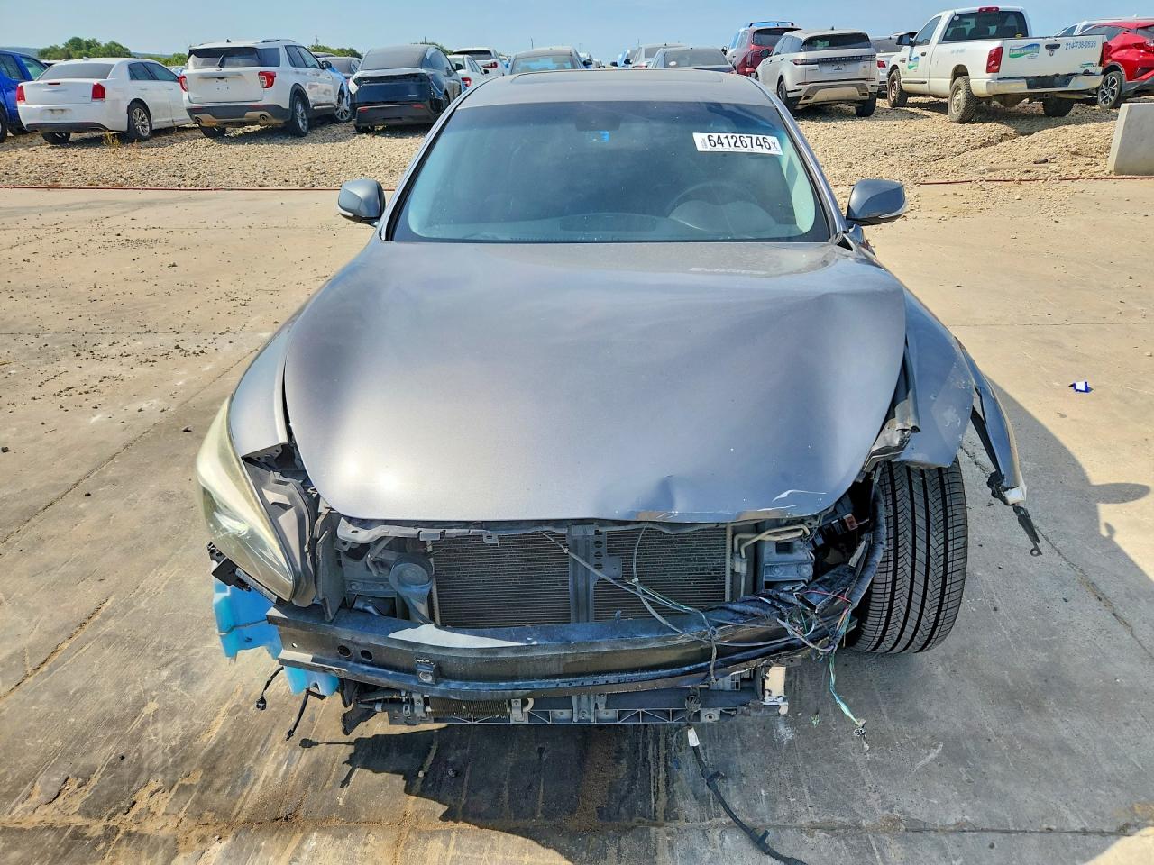 2015 Infiniti Q70l 3.7 Gray vin: JN1BY1PP1FM600413