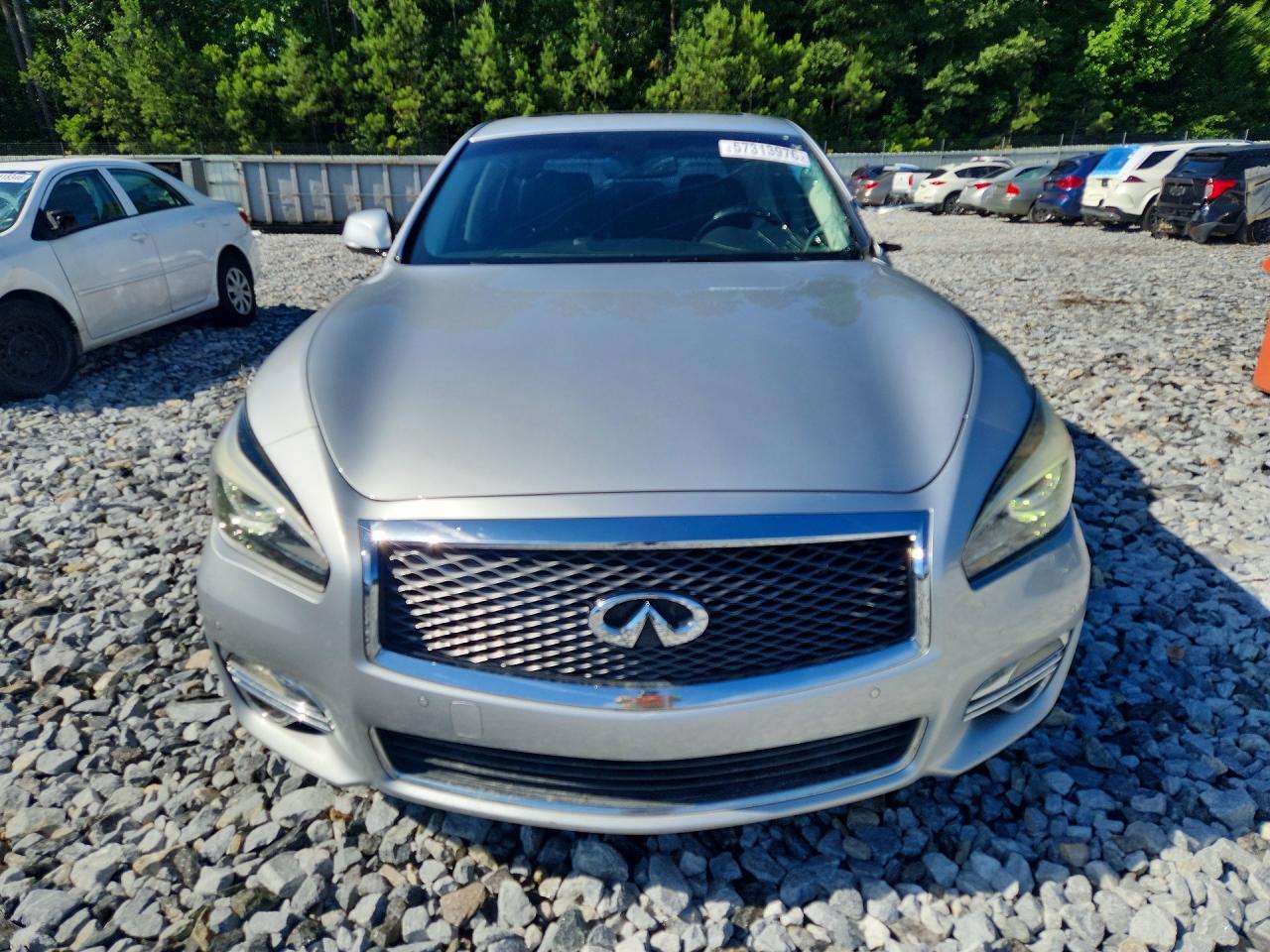 2019 Infiniti Q70l 3.7 Luxe Silver vin: JN1BY1PP2KM685241