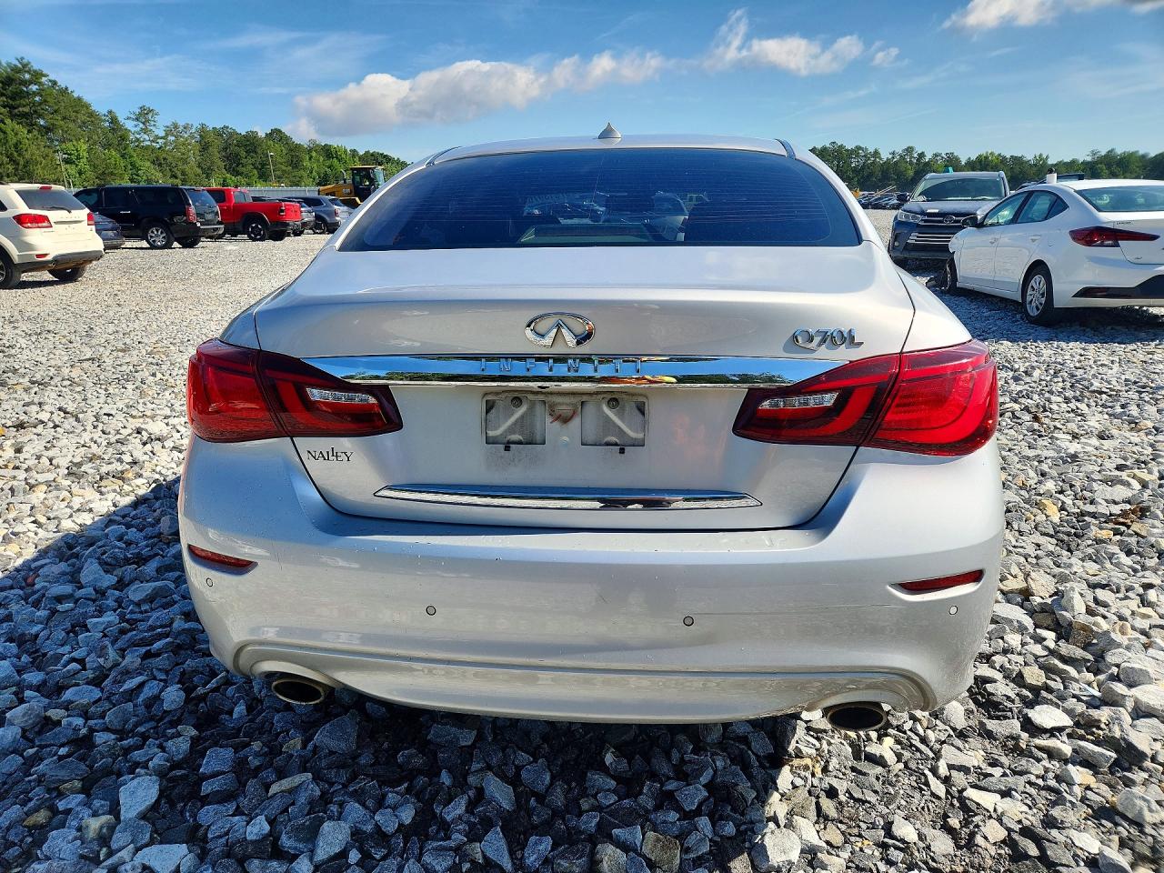 2019 Infiniti Q70l 3.7 Luxe Silver vin: JN1BY1PP2KM685241