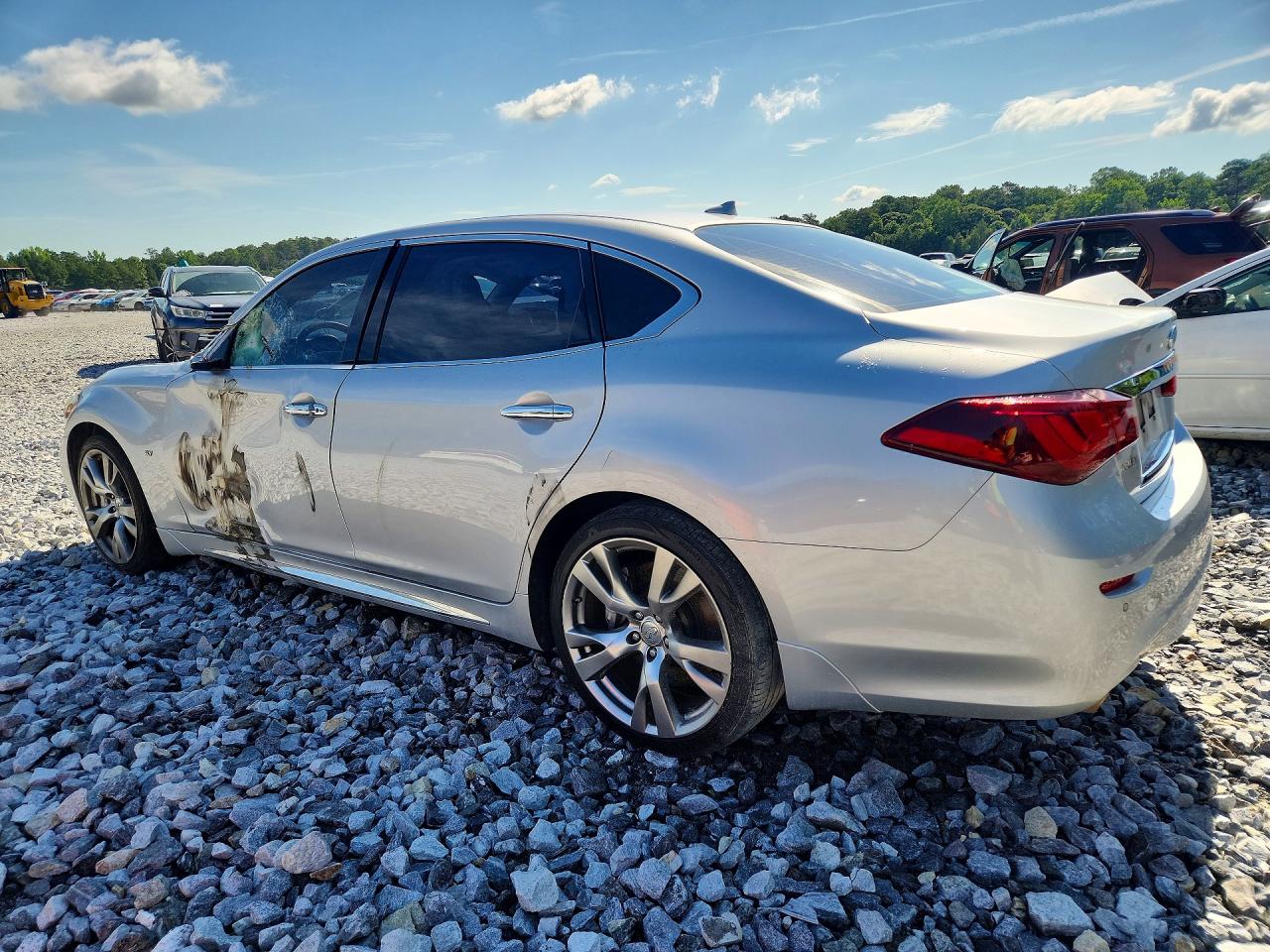 2019 Infiniti Q70l 3.7 Luxe Silver vin: JN1BY1PP2KM685241