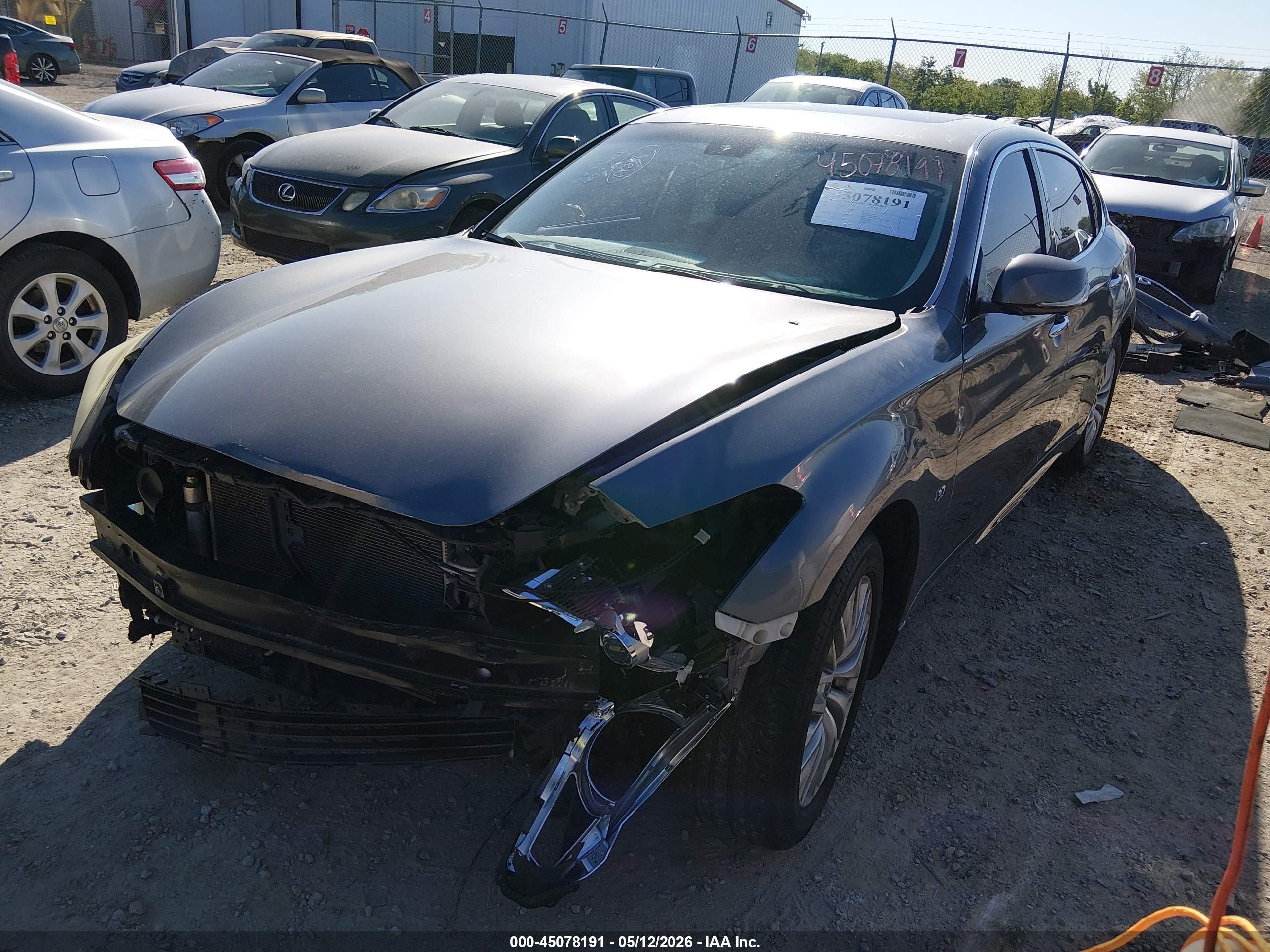 2015 Infiniti Q70l 3.7 Gray vin: JN1BY1PP5FM601502