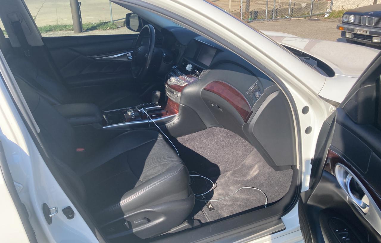 2015 Infiniti Q70l 3.7 White vin: JN1BY1PP8FM600814