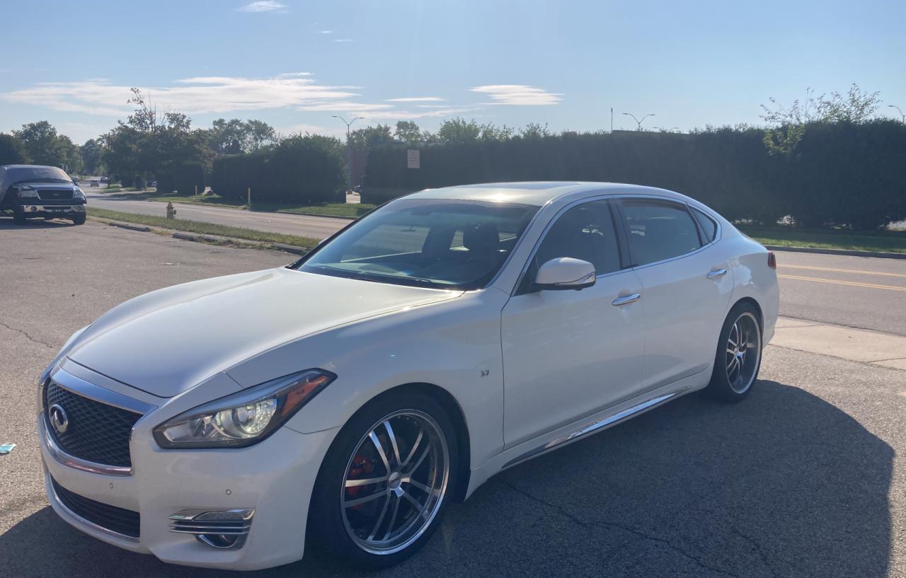 2015 Infiniti Q70l 3.7 White vin: JN1BY1PP8FM600814