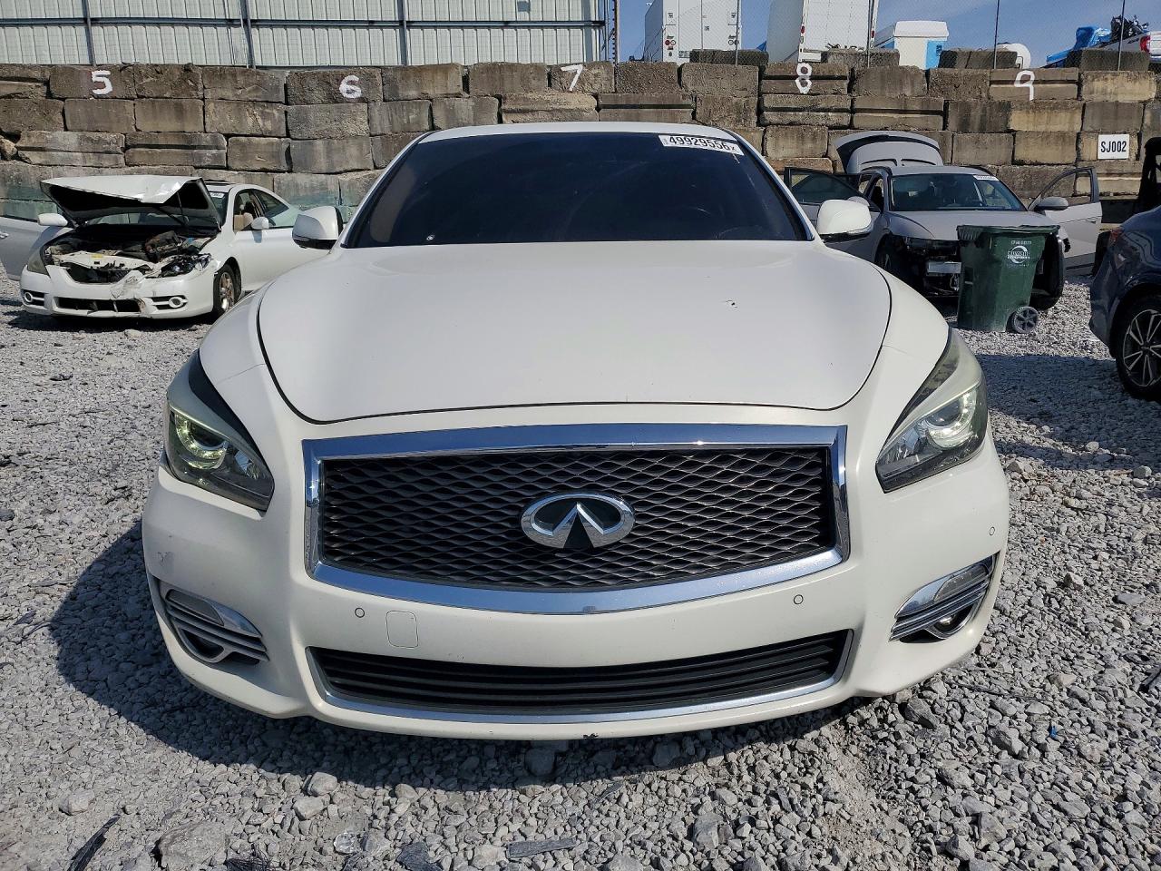 2015 Infiniti Q70l 3.7 White vin: JN1BY1PP8FM600814