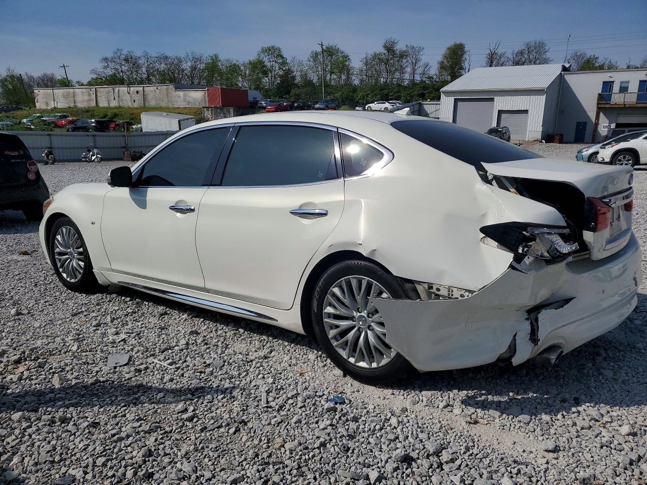 2015 Infiniti Q70l 3.7 White vin: JN1BY1PP8FM600814