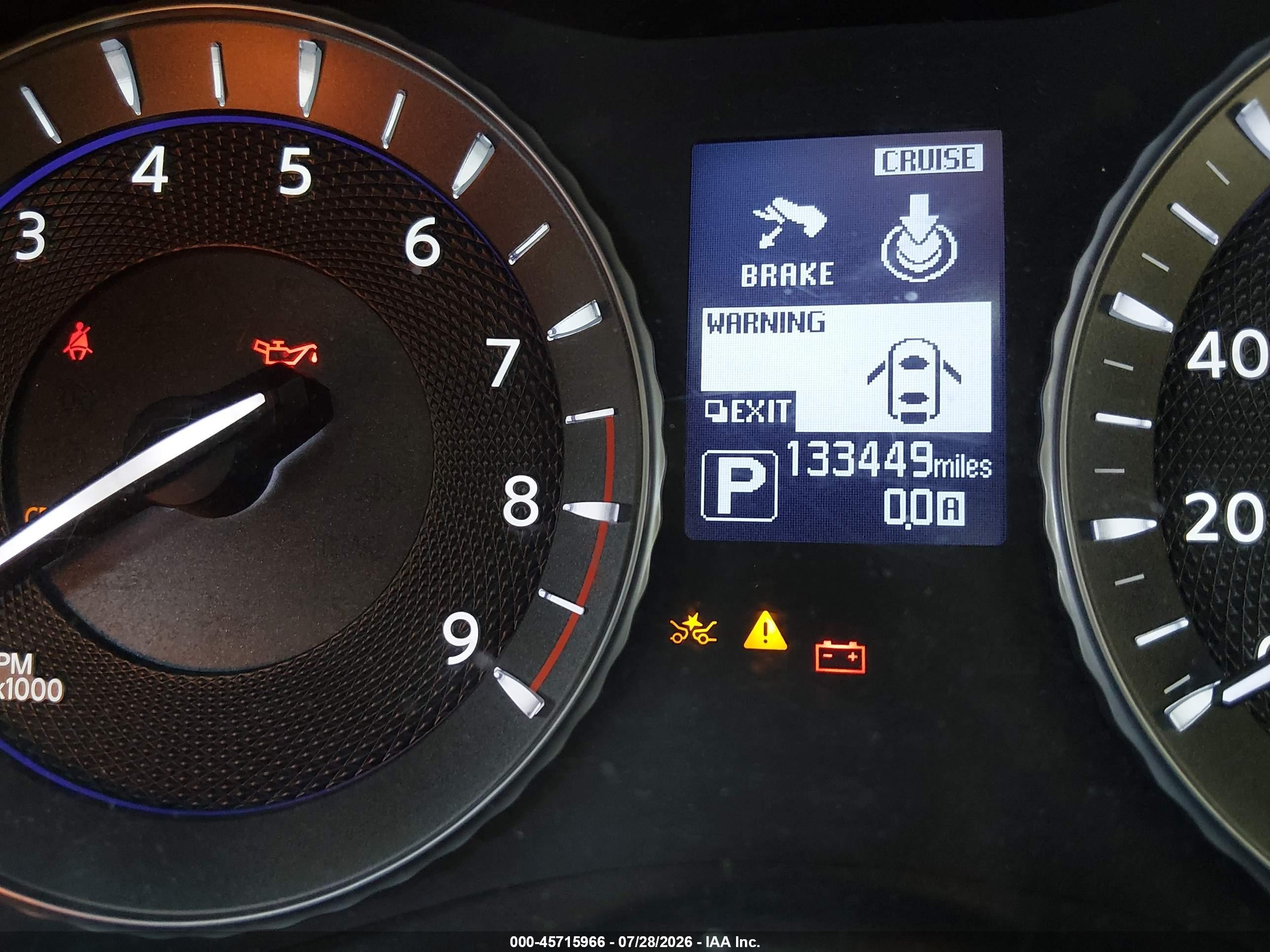 2015 Infiniti Q70l 3.7 Gray vin: JN1BY1PP8FM601705