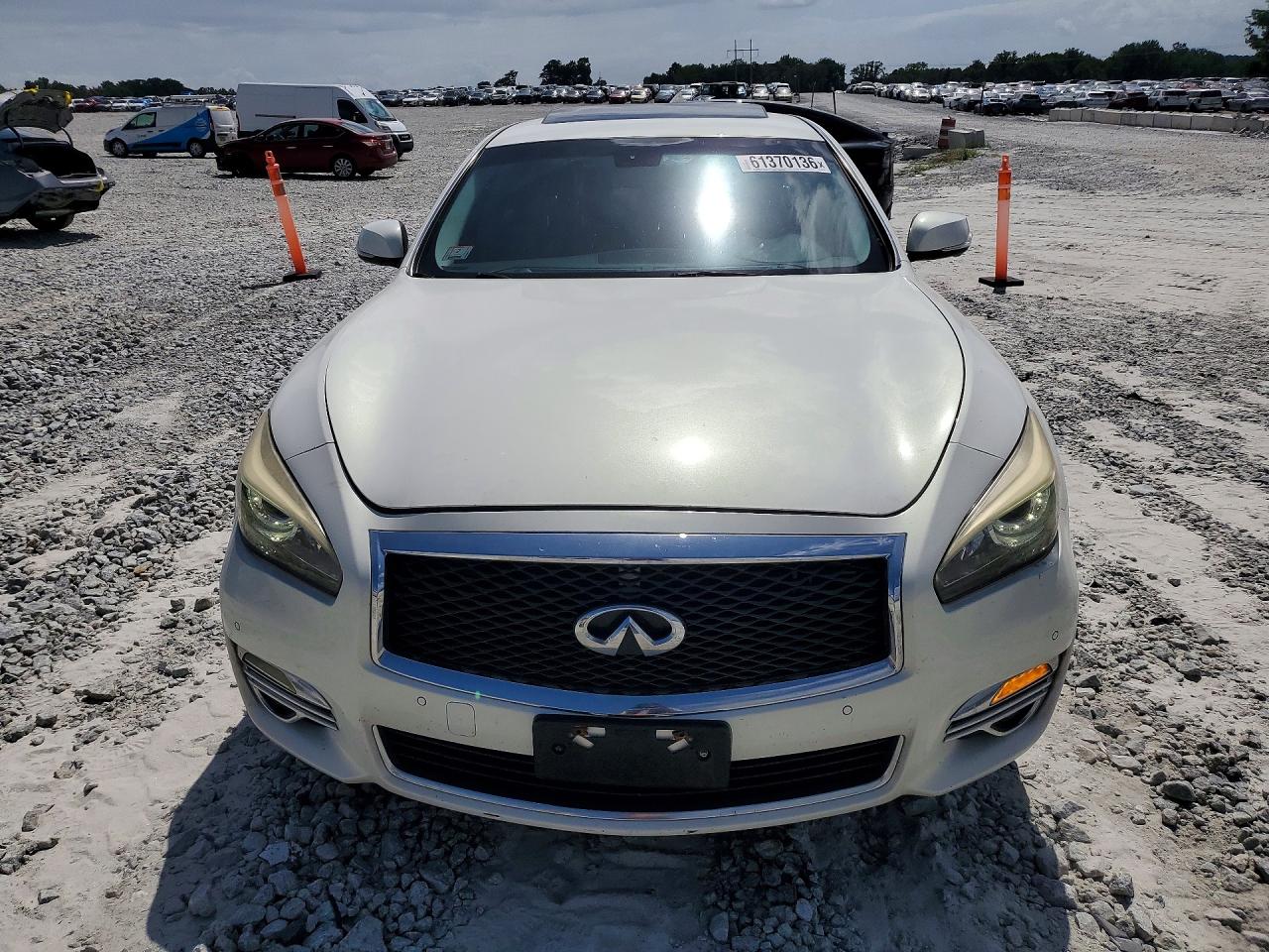 2015 Infiniti Q70l 3.7 White vin: JN1BY1PPXFM601172