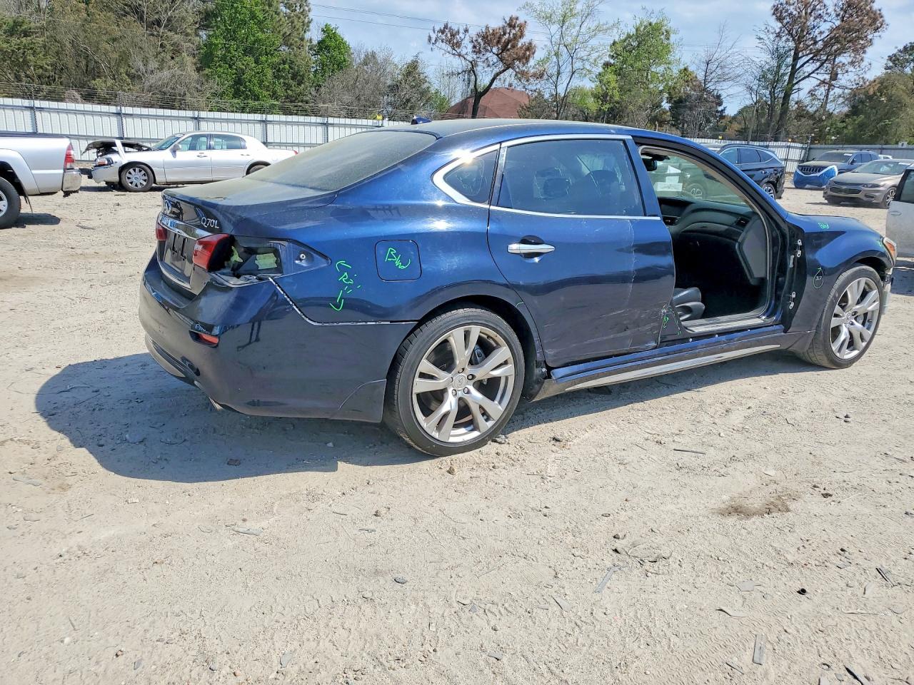 2015 Infiniti Q70l 3.7 Black vin: JN1BY1PPXFM601544