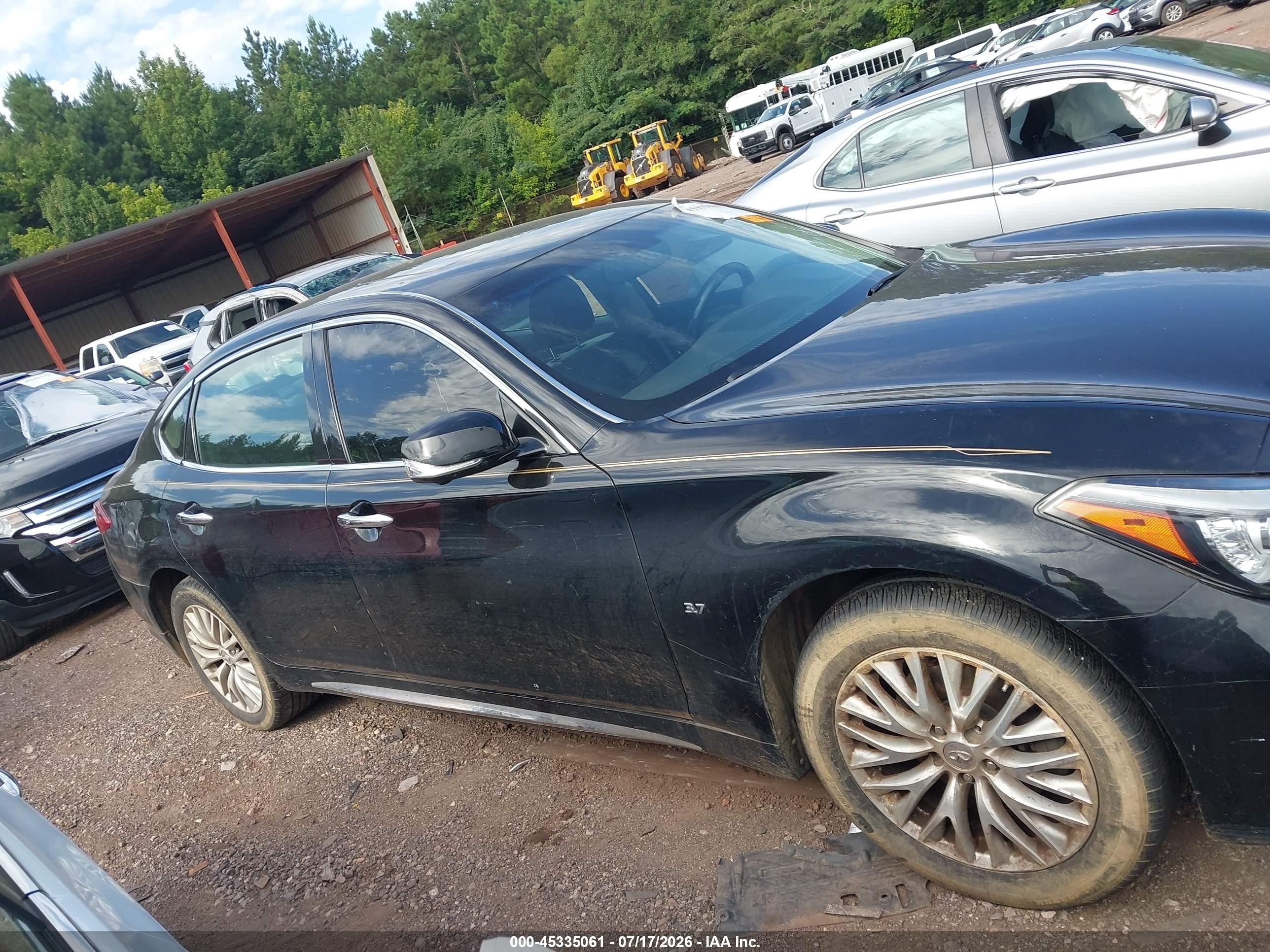 2015 Infiniti Q70l 3.7x Black vin: JN1BY1PR1FM830552