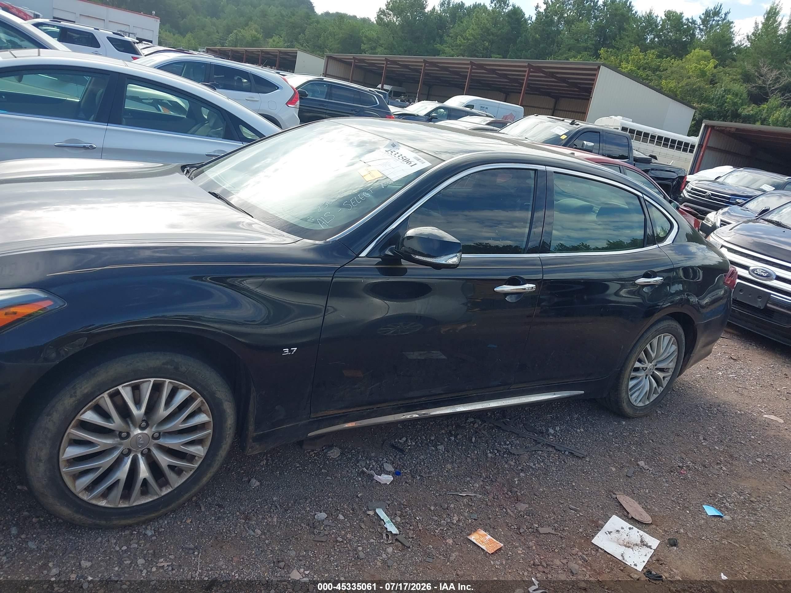 2015 Infiniti Q70l 3.7x Black vin: JN1BY1PR1FM830552