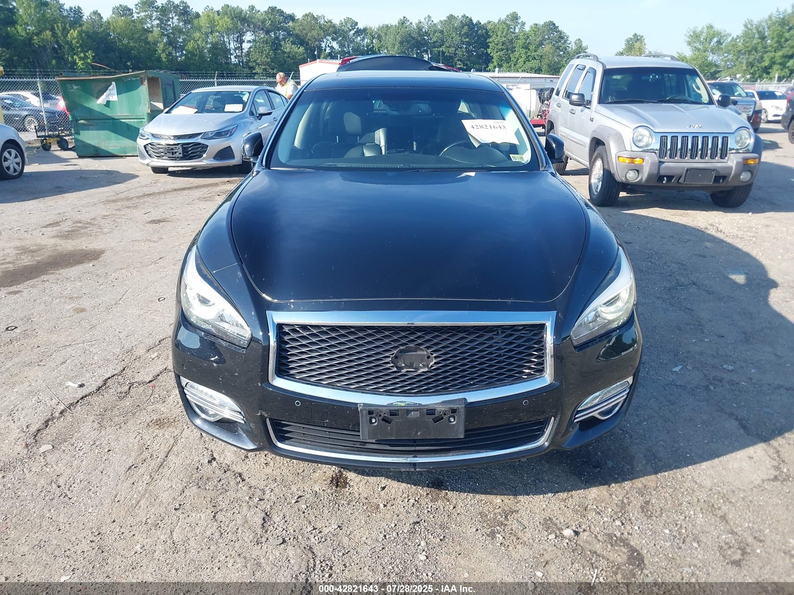 2018 Infiniti Q70l 3.7x Luxe Black vin: JN1BY1PR4JM370201