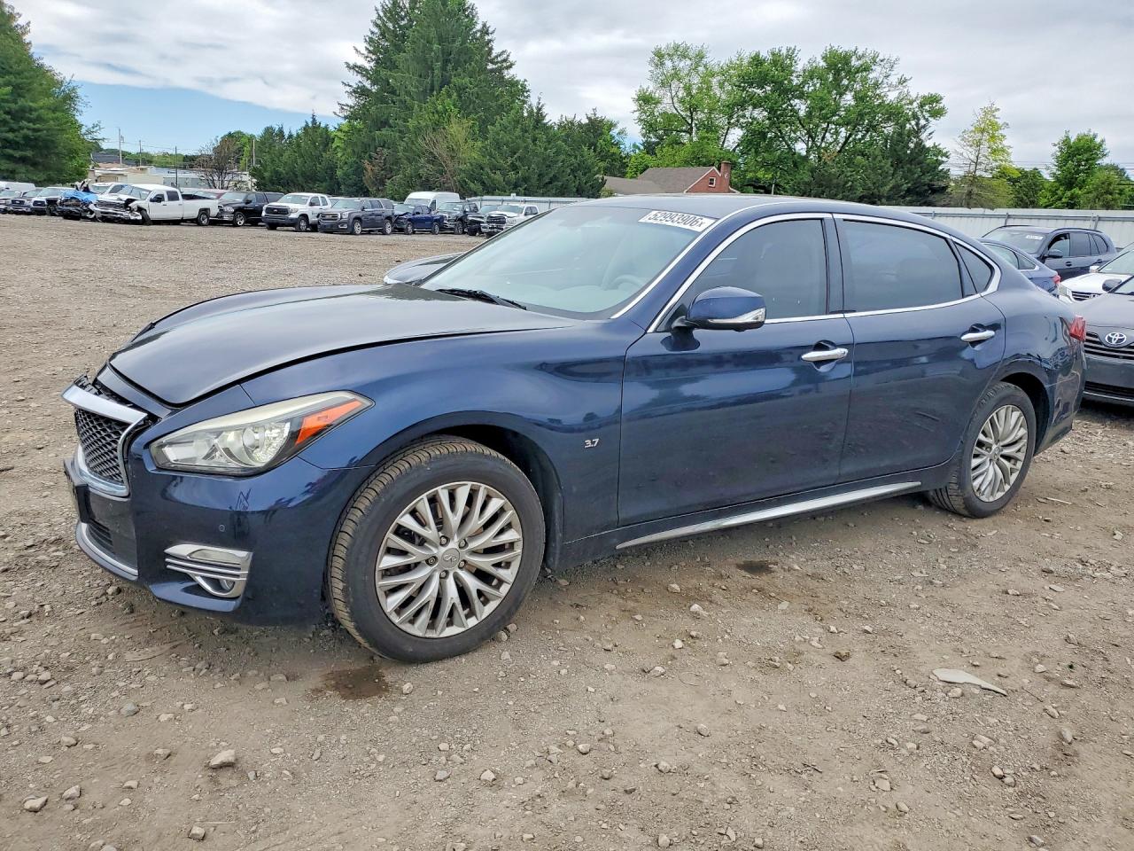 2015 Infiniti Q70l 3.7 Blue vin: JN1BY1PR5FM831431