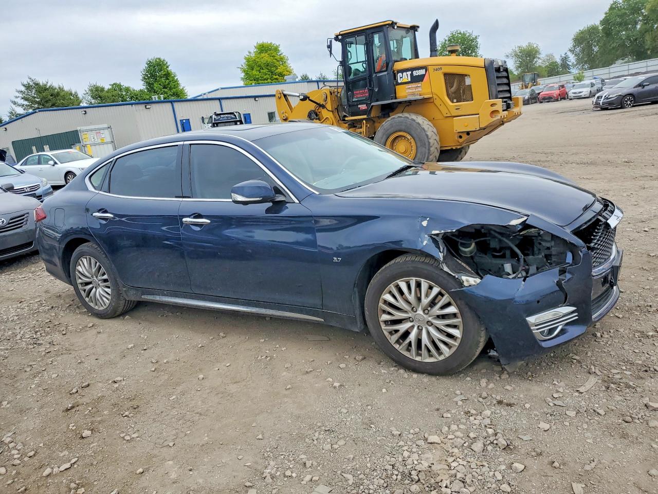 2015 Infiniti Q70l 3.7 Blue vin: JN1BY1PR5FM831431
