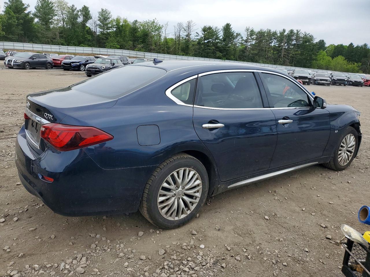 2015 Infiniti Q70l 3.7 Blue vin: JN1BY1PR5FM831431