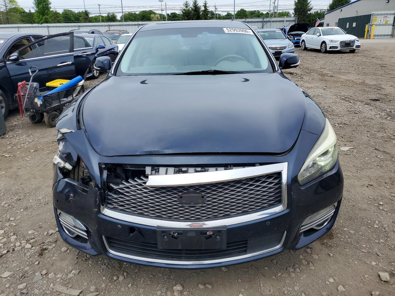 2015 Infiniti Q70l 3.7 Blue vin: JN1BY1PR5FM831431