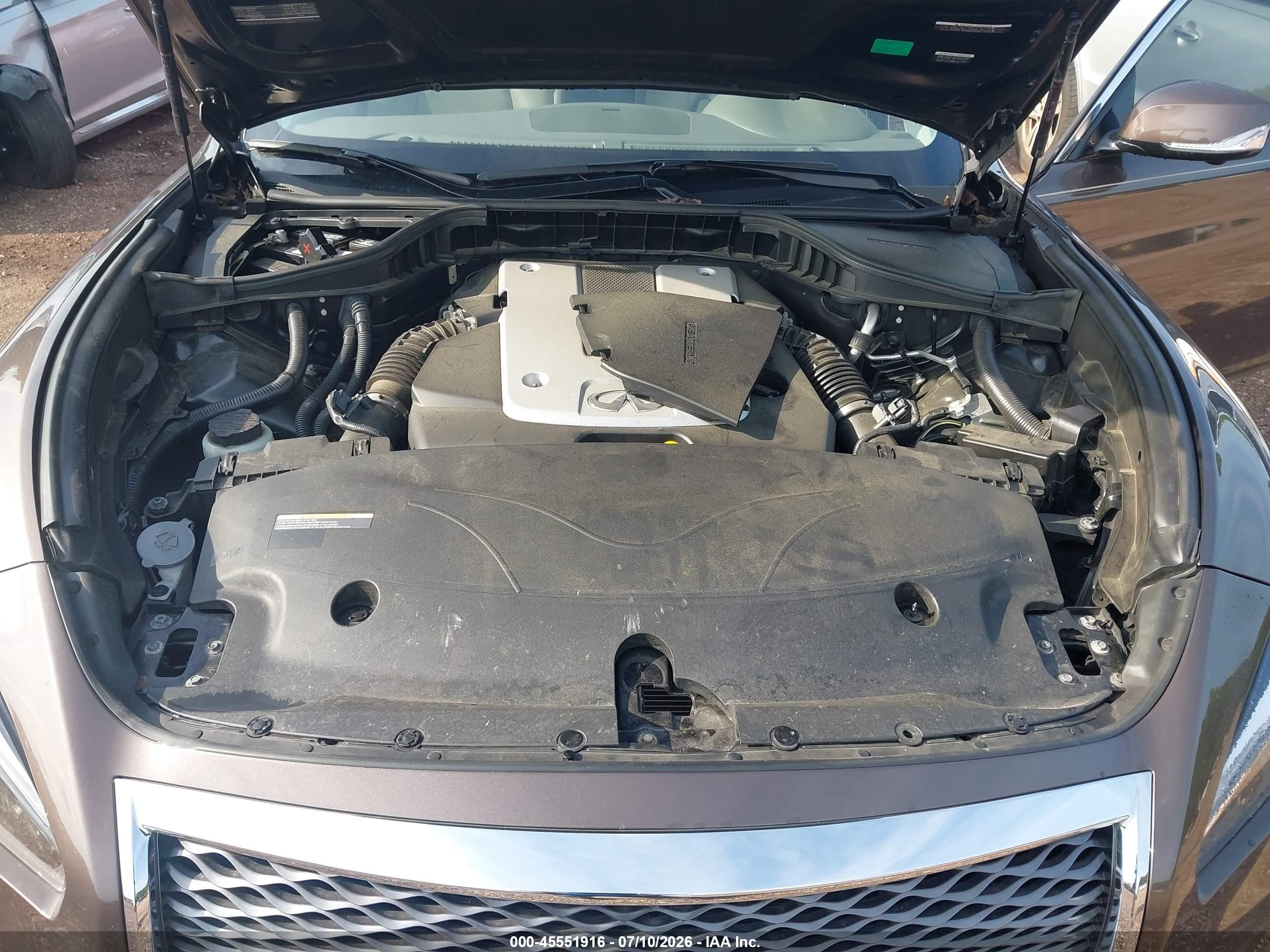 2015 Infiniti Q70l 3.7x Brown vin: JN1BY1PR8FM830032