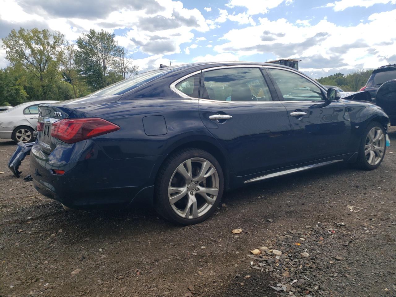 2018 Infiniti Q70l 3.7 Luxe Blue vin: JN1BY1PR9JM370212