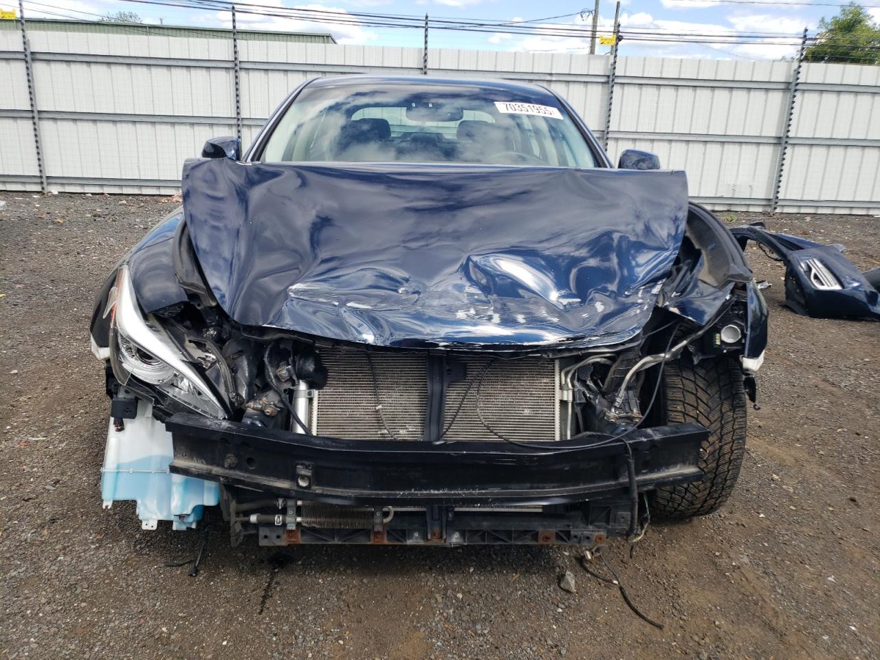 2018 Infiniti Q70l 3.7 Luxe Blue vin: JN1BY1PR9JM370212