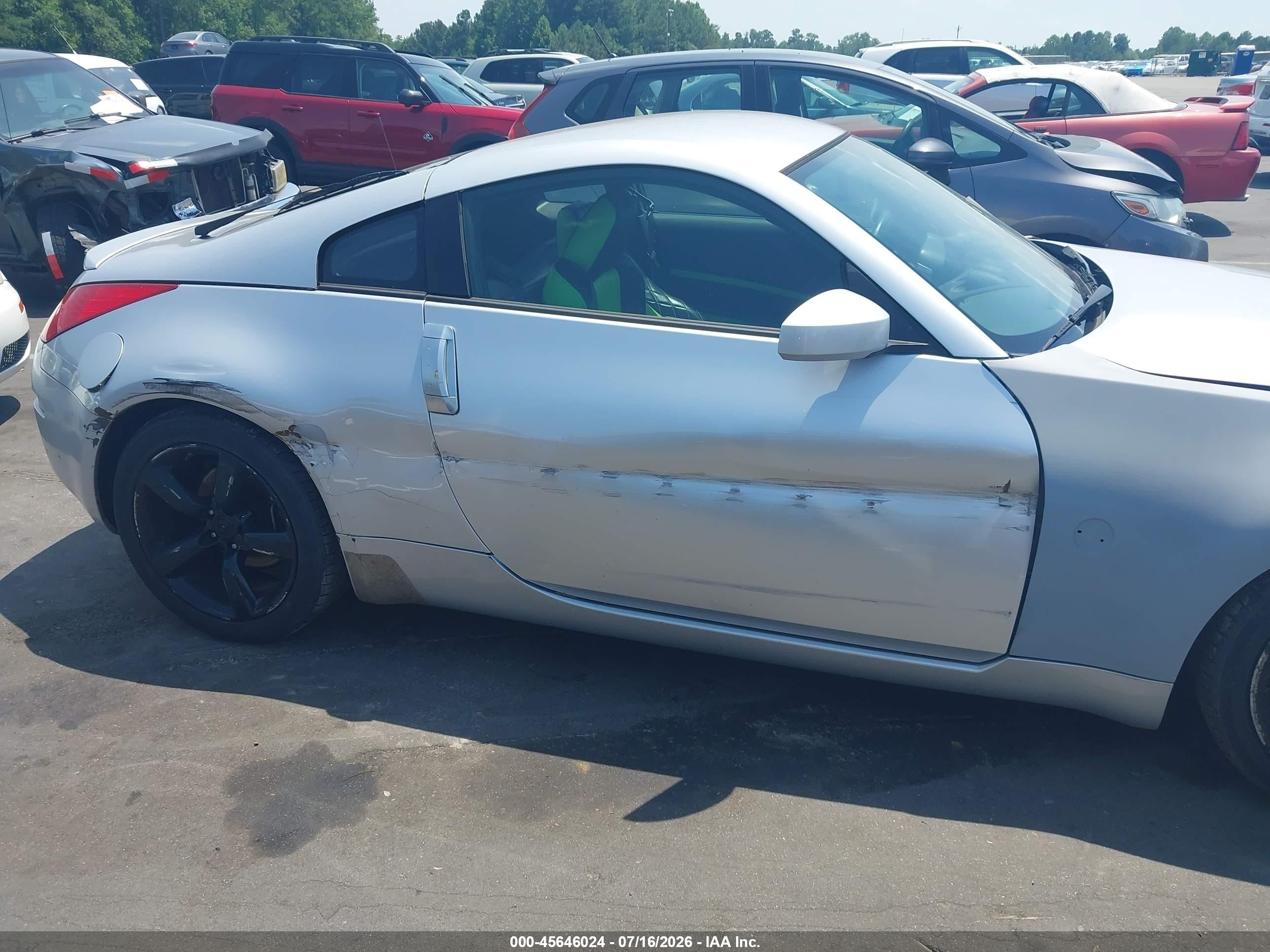 2007 Nissan 350z Enthusiast Gray vin: JN1BZ34D07M503224