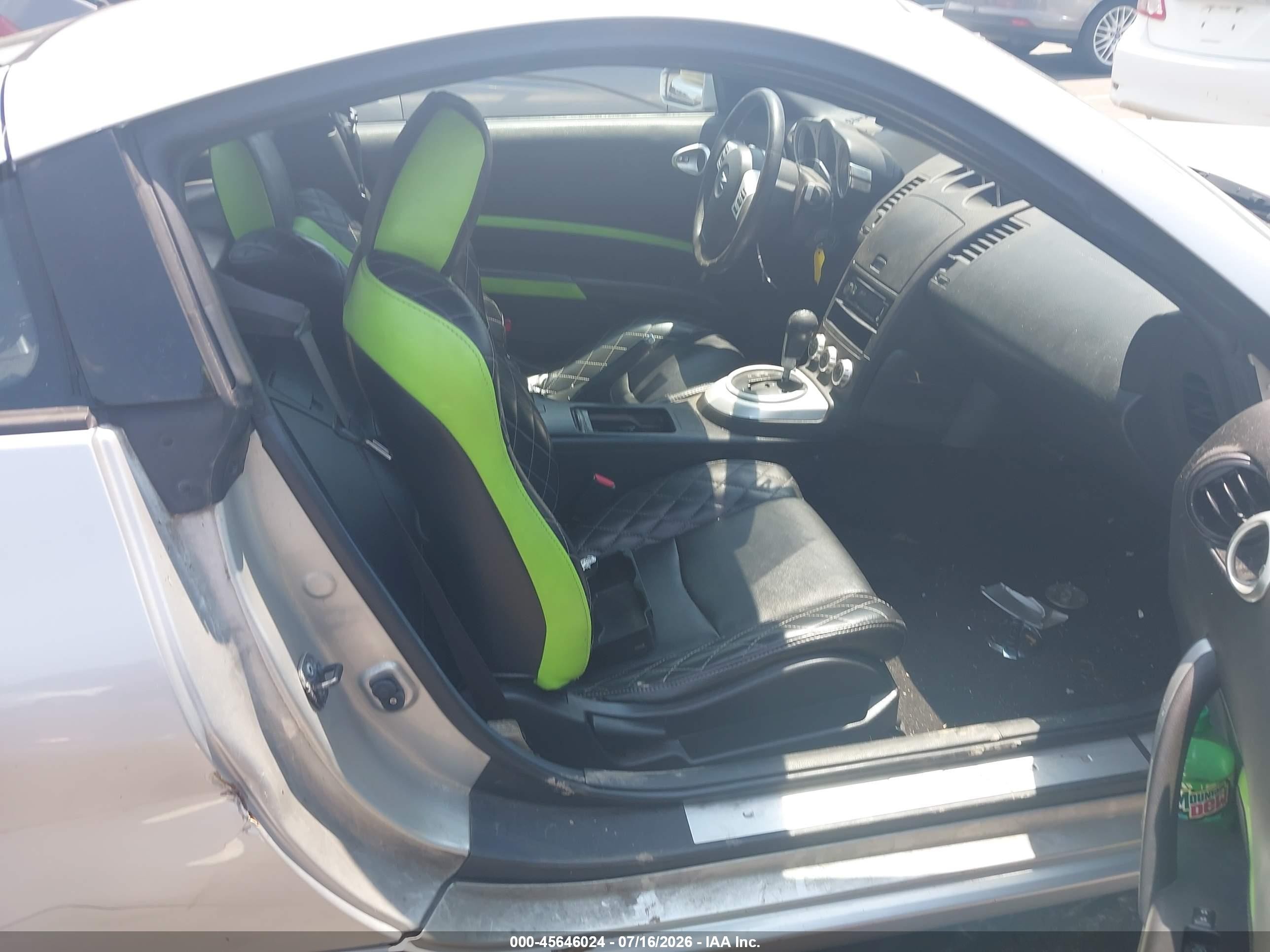 2007 Nissan 350z Enthusiast Gray vin: JN1BZ34D07M503224