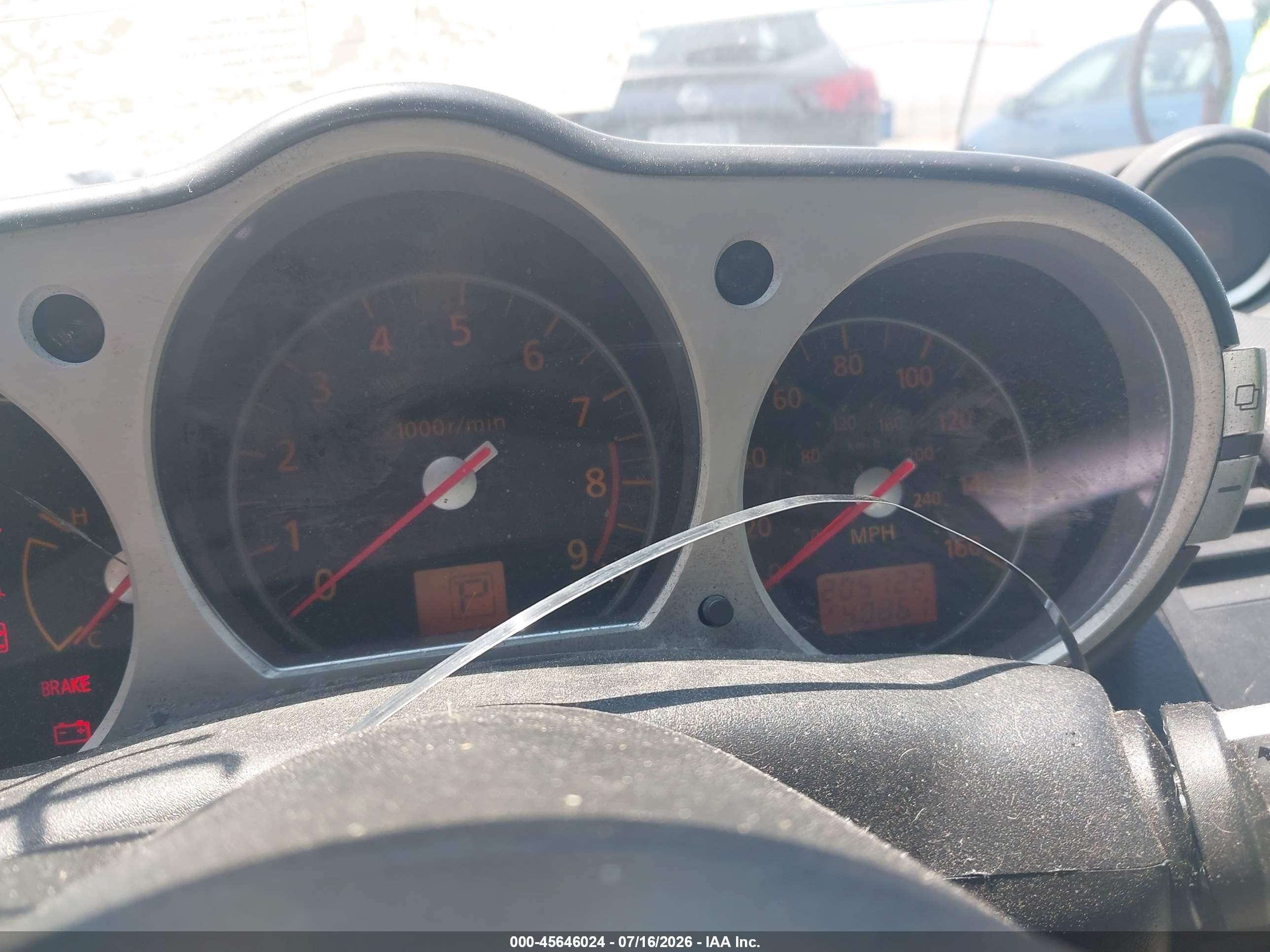 2007 Nissan 350z Enthusiast Gray vin: JN1BZ34D07M503224