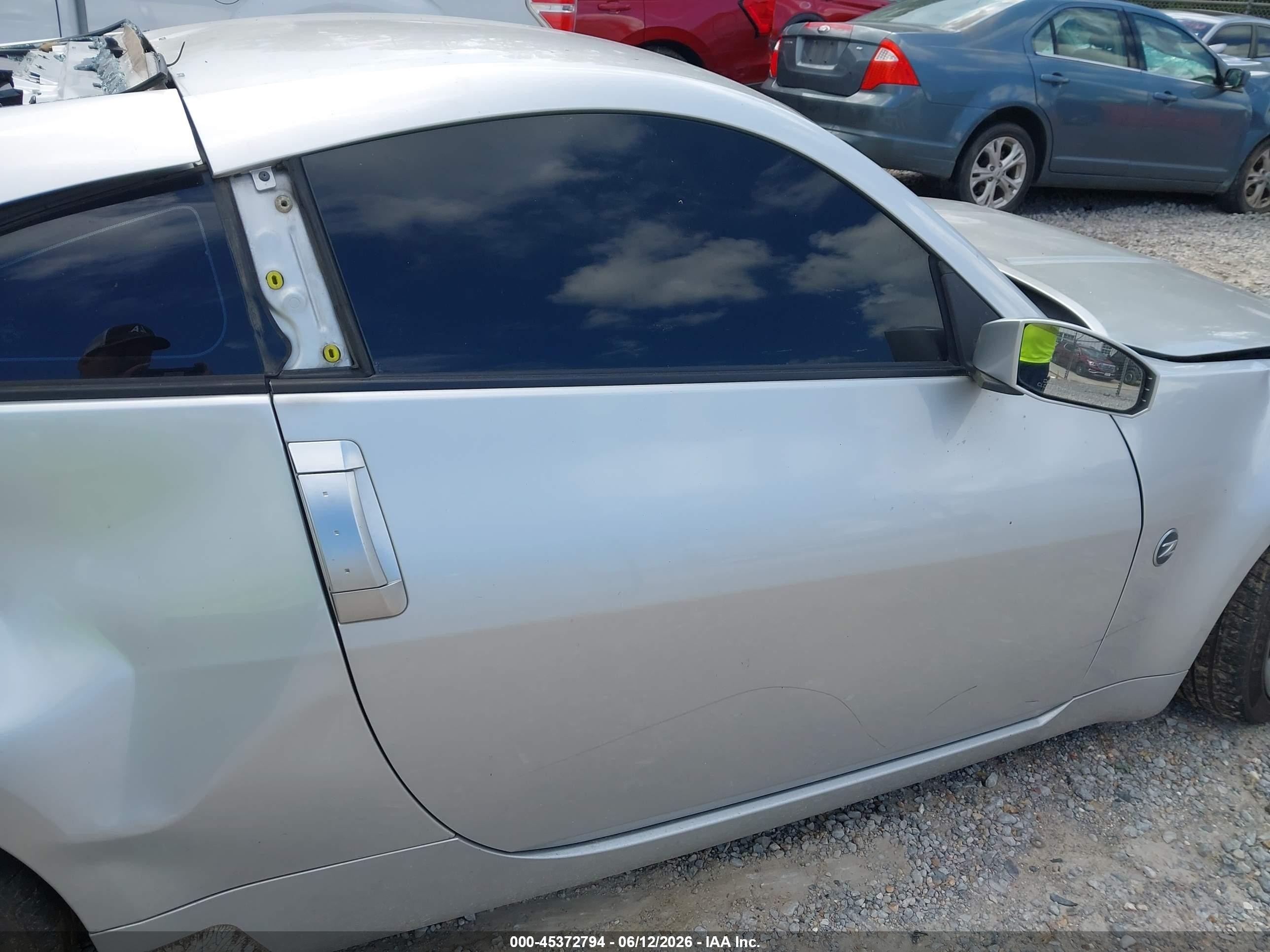 2007 Nissan 350z Touring Silver vin: JN1BZ34D07M505488