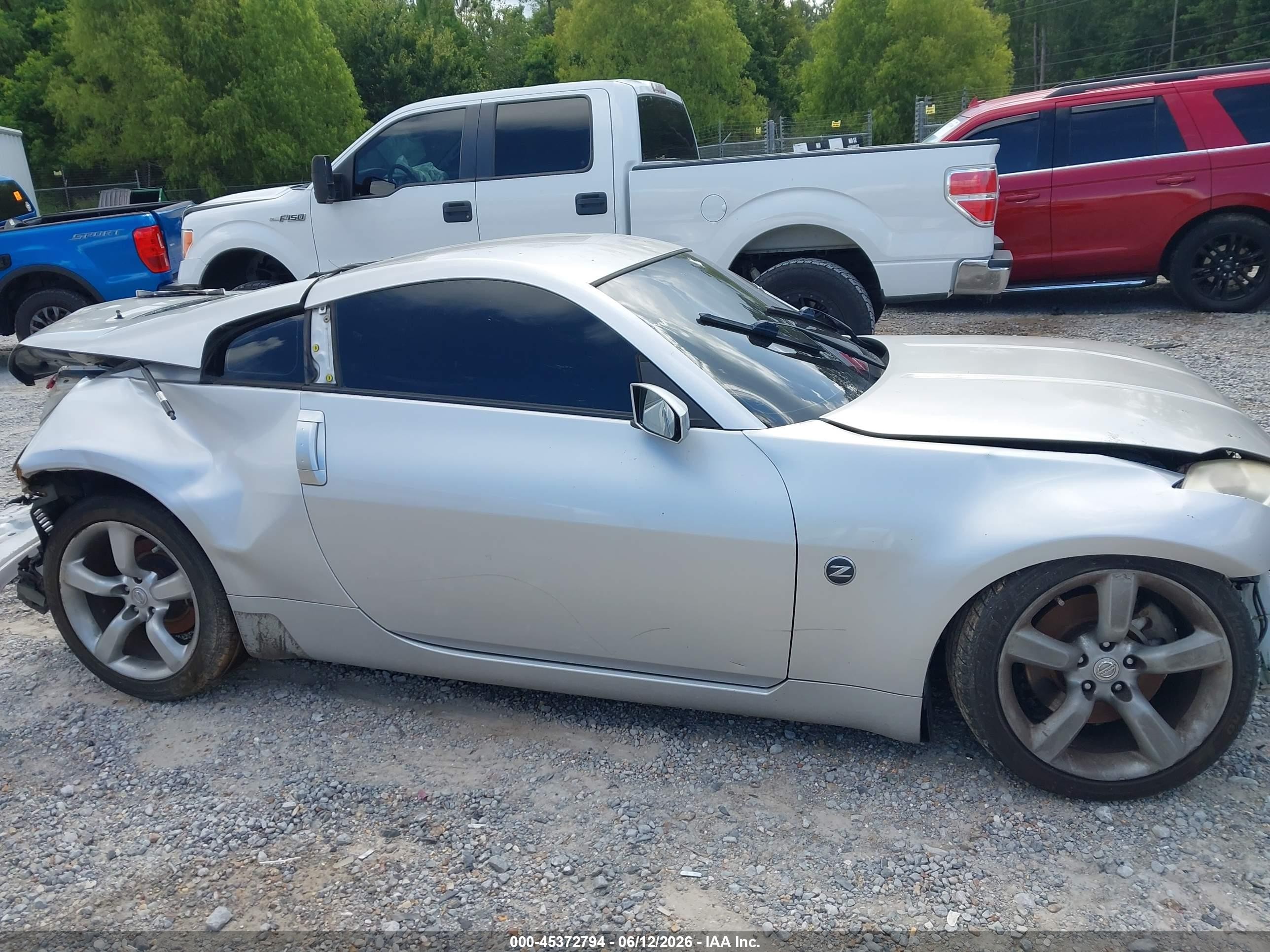 2007 Nissan 350z Touring Silver vin: JN1BZ34D07M505488